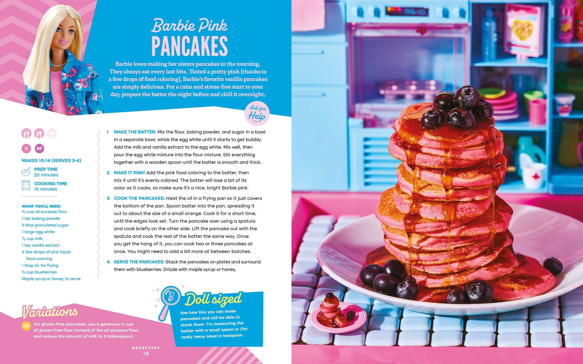 Barbie: Cooking with Besties: 35+ Recipes Kids Can Make!