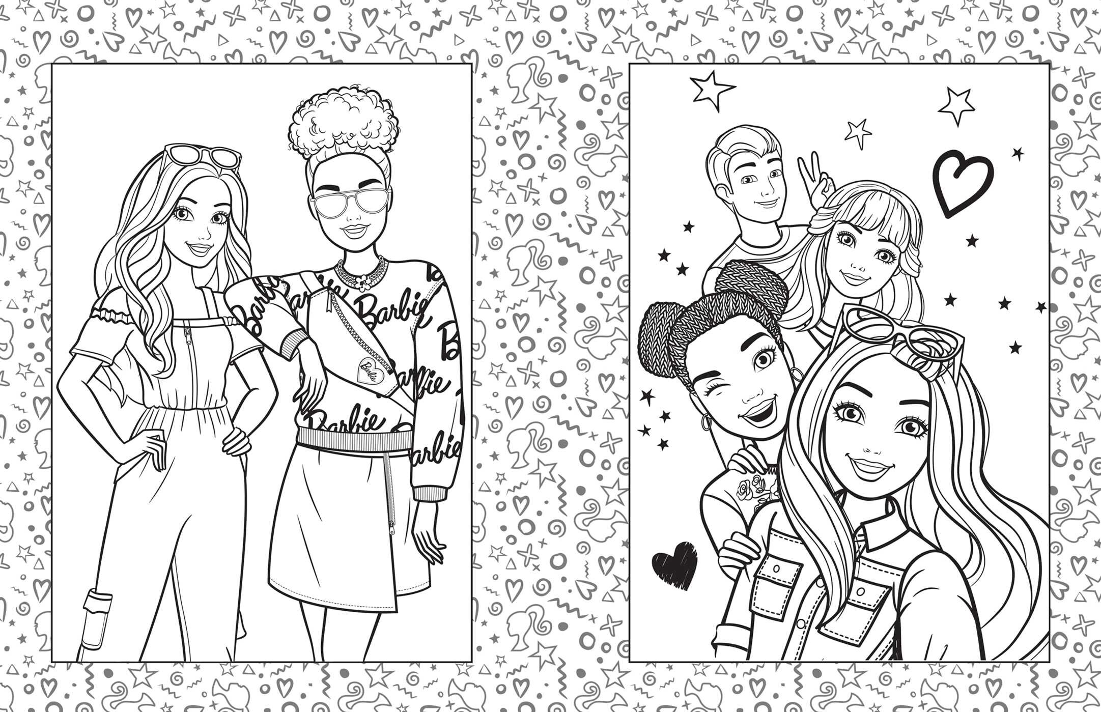 Barbie: Giant Fashion Coloring Book