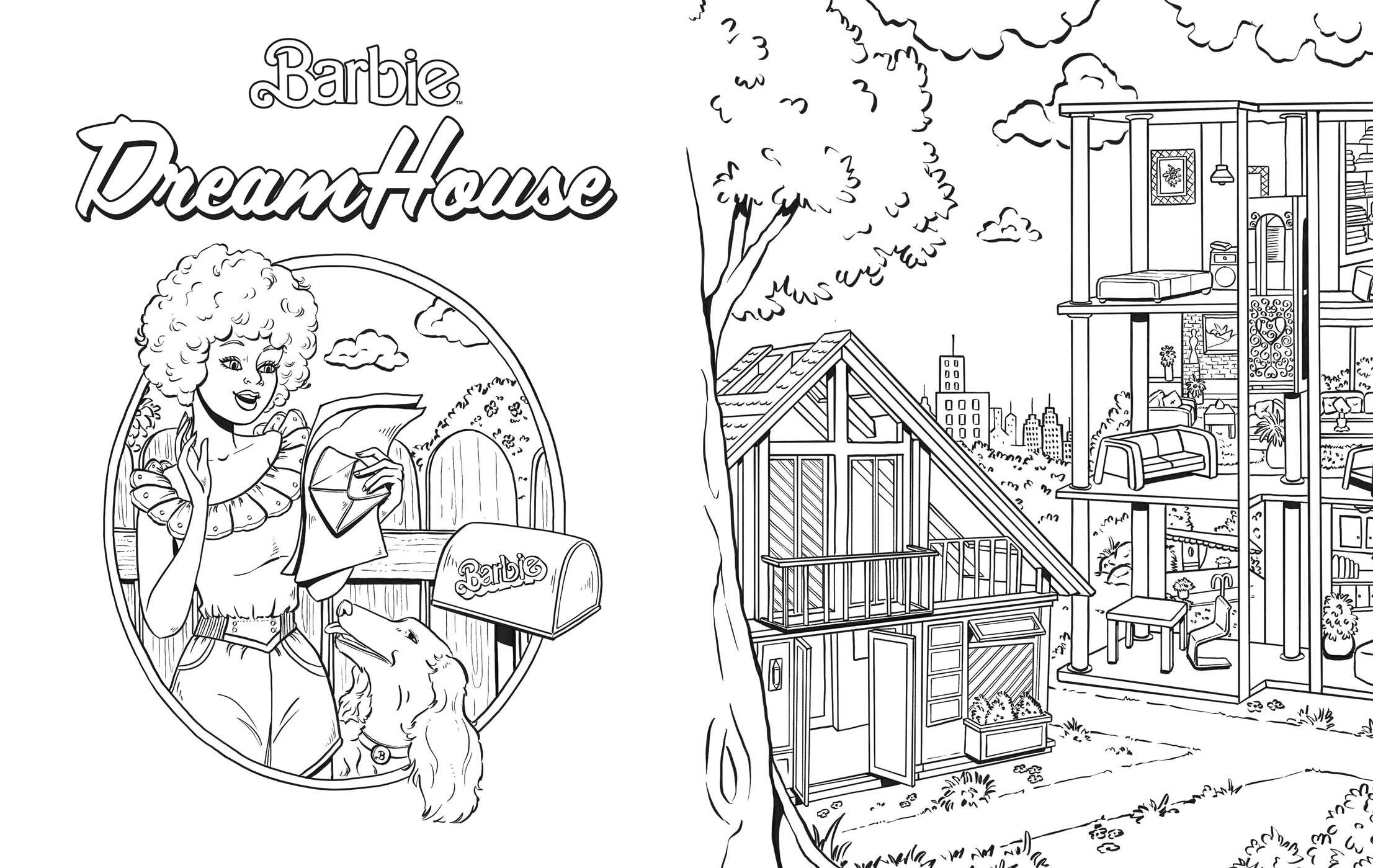 Barbie: Totally 80's: The Official Coloring Book