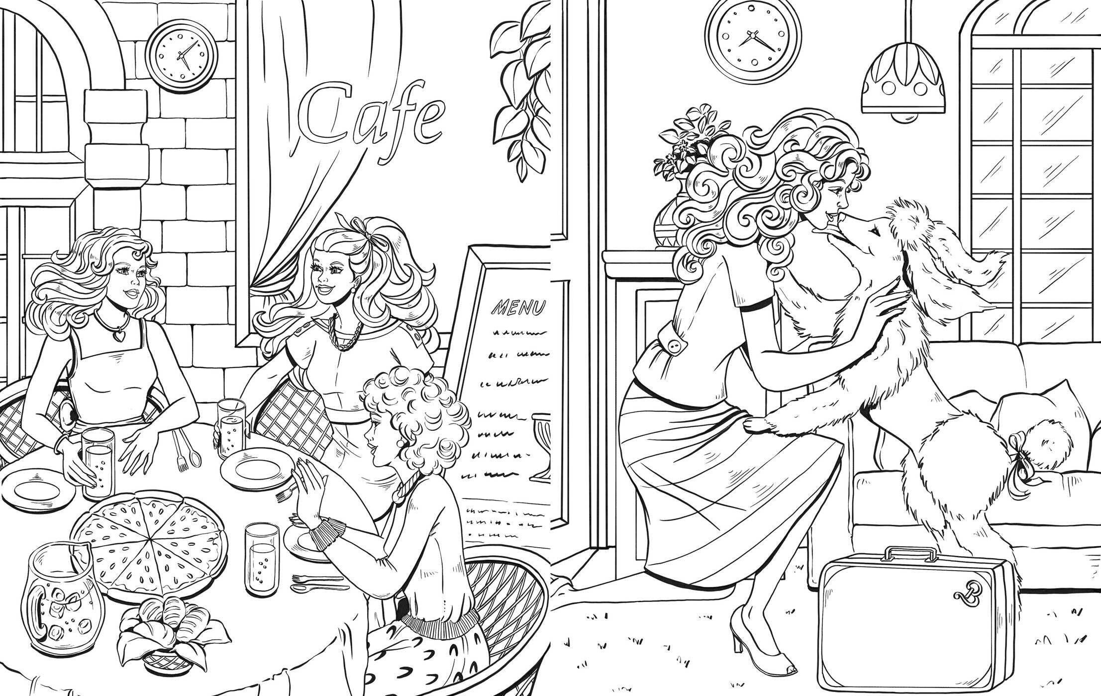 Barbie: Totally 80's: The Official Coloring Book
