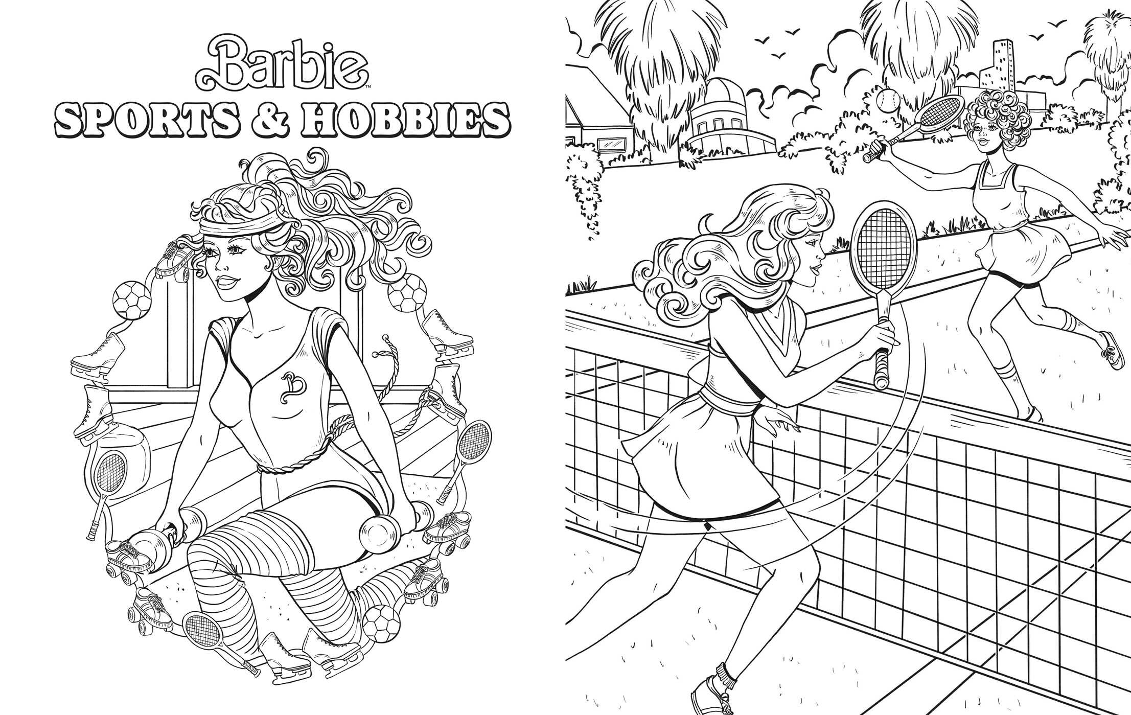 Barbie: Totally 80's: The Official Coloring Book