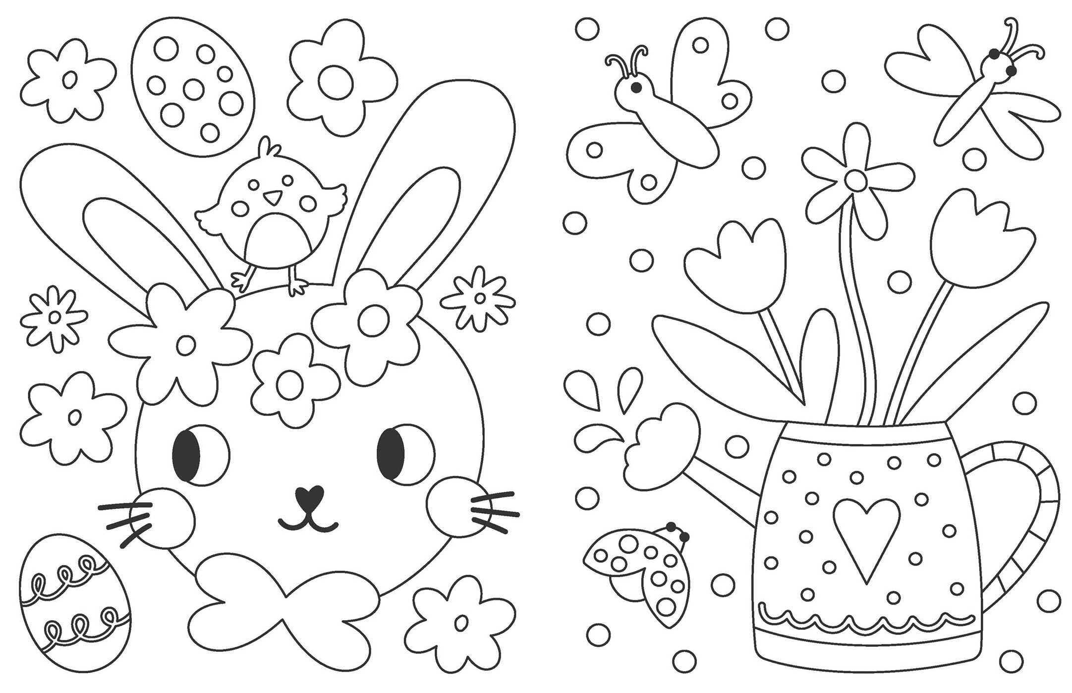 Sweet Easter Coloring Book
