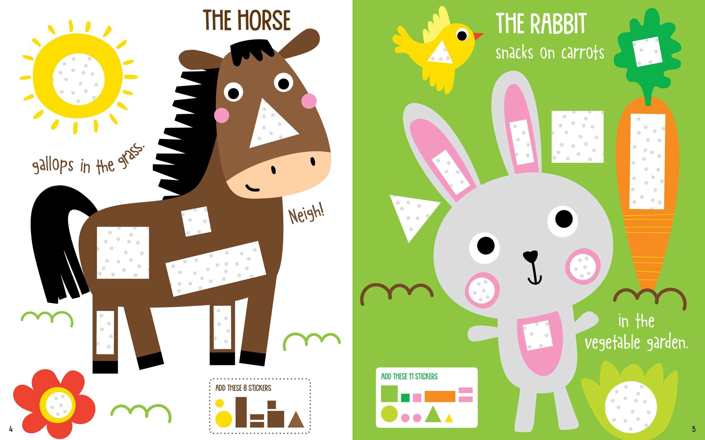 Sticker Fun: Learn About Animals