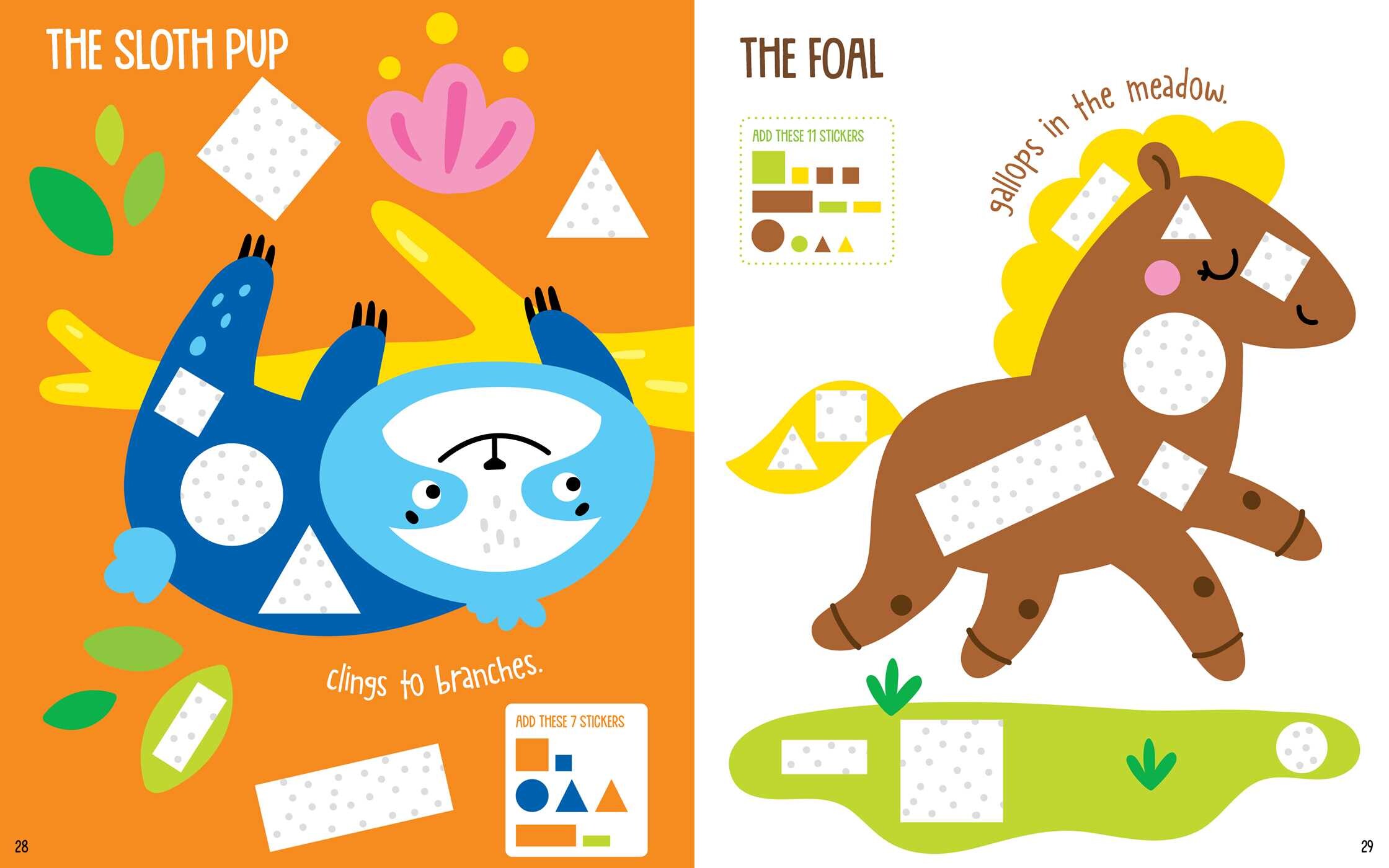 Sticker Fun: Learn About Animals