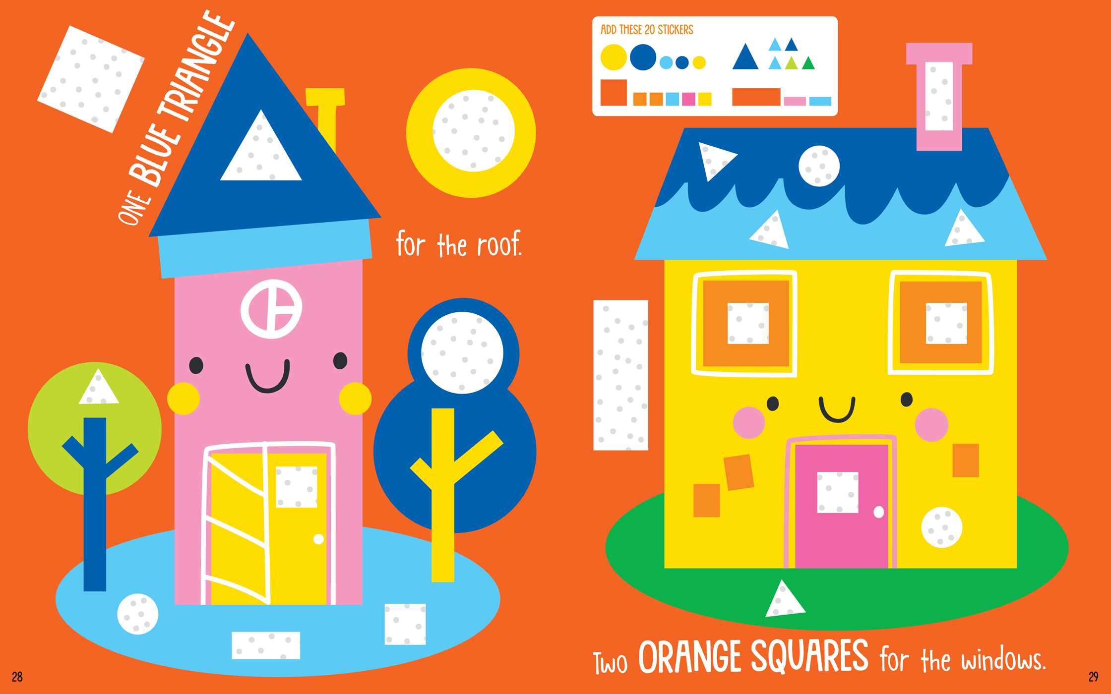 Sticker Fun: Learn About Shapes & Colors!
