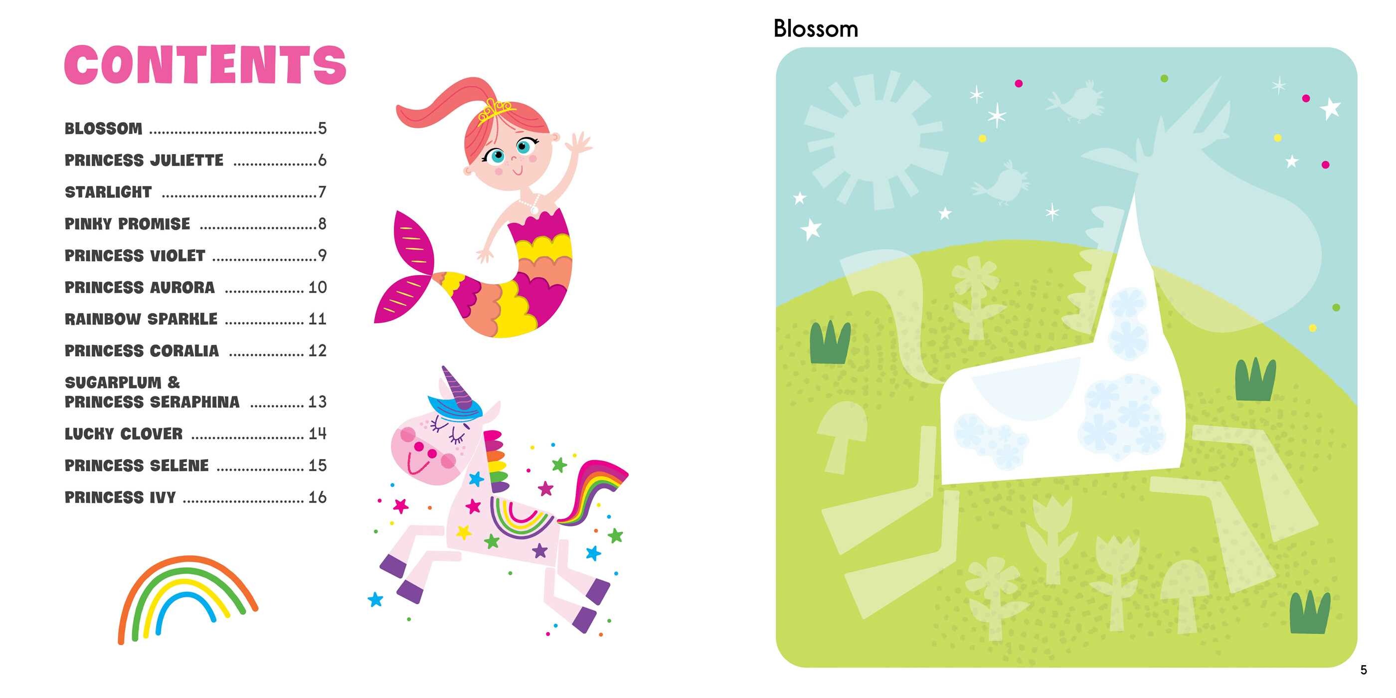First Fun Sticker Painting: Princesses & Unicorns