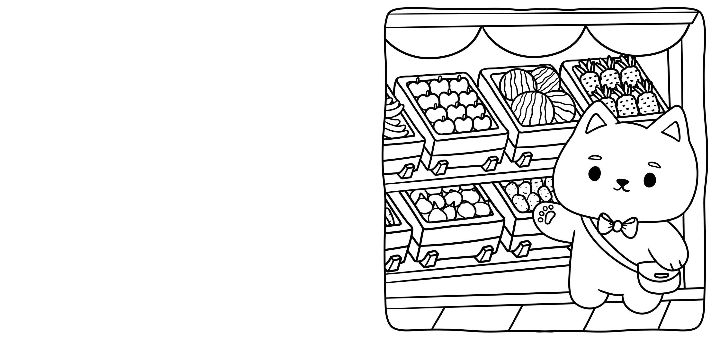 Happy Town Coloring and Sticker Fun