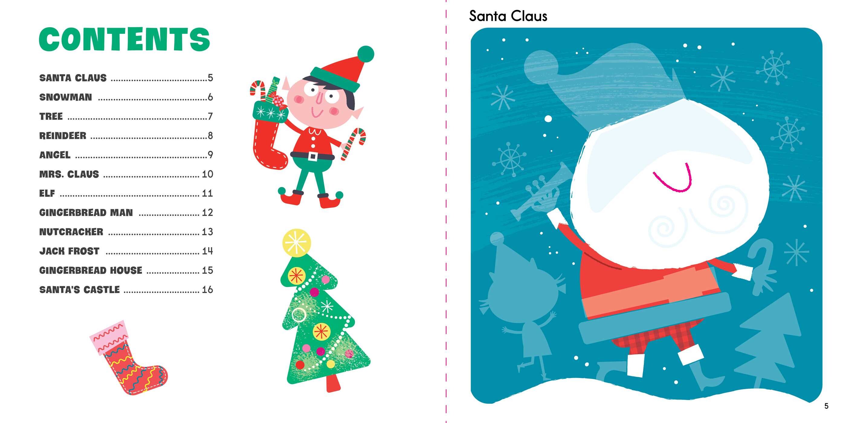 First Fun Sticker Painting: Christmas