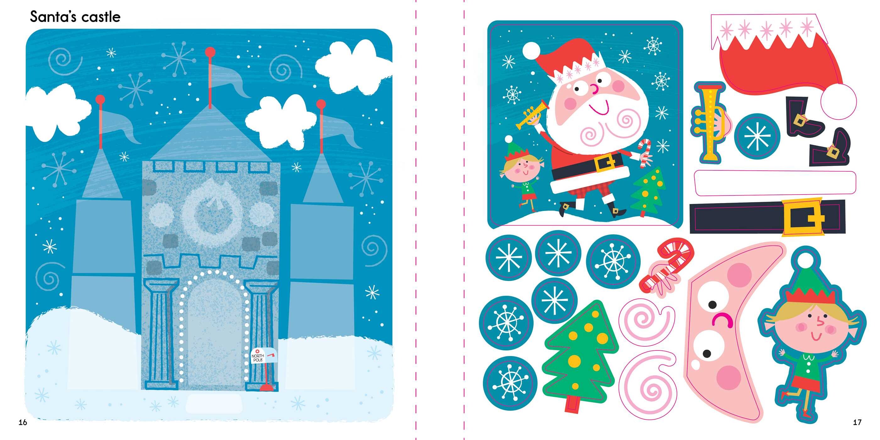 First Fun Sticker Painting: Christmas
