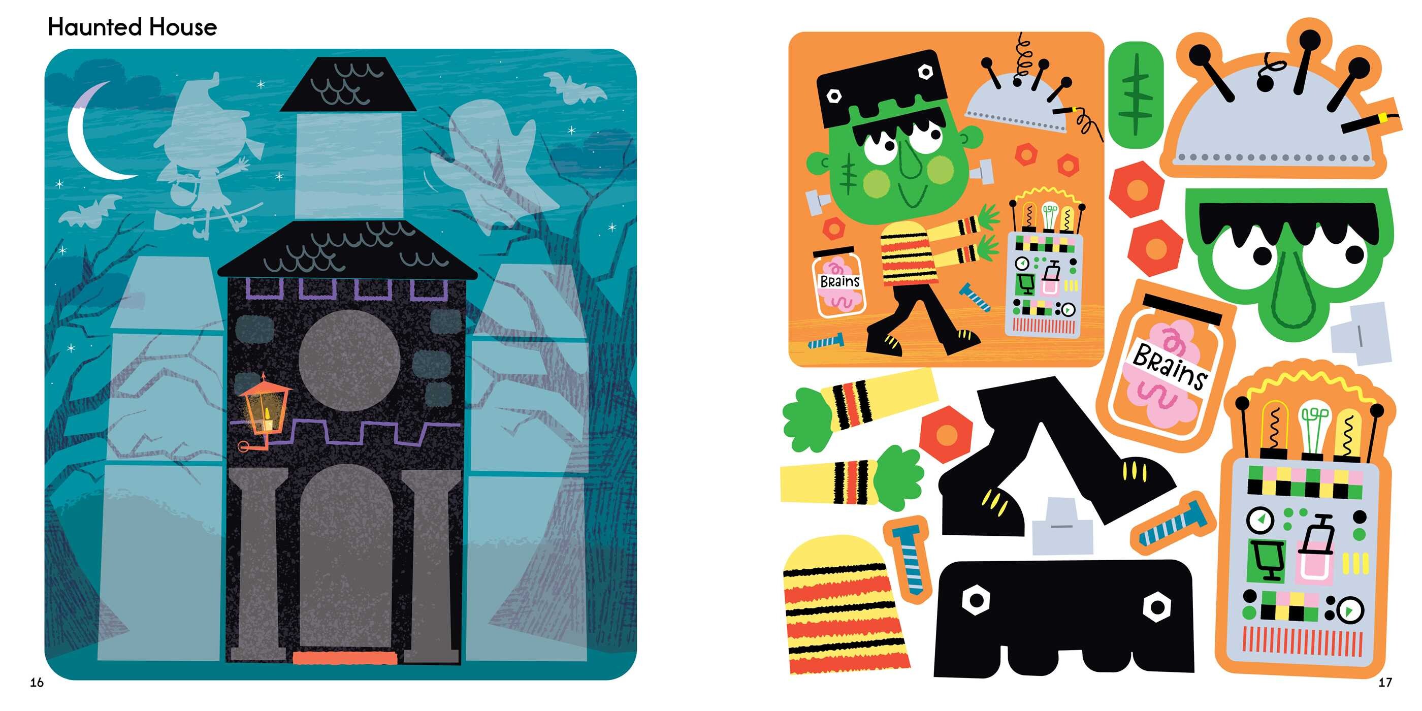 First Fun Sticker Painting: Halloween