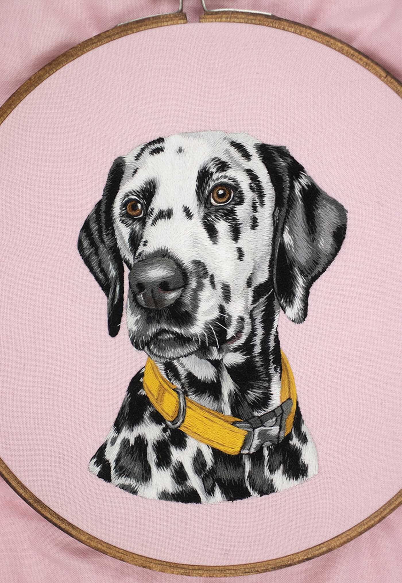 Pet Portrait Embroidery