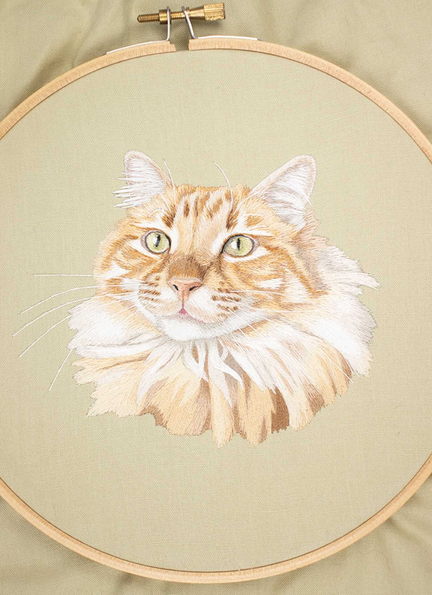Pet Portrait Embroidery