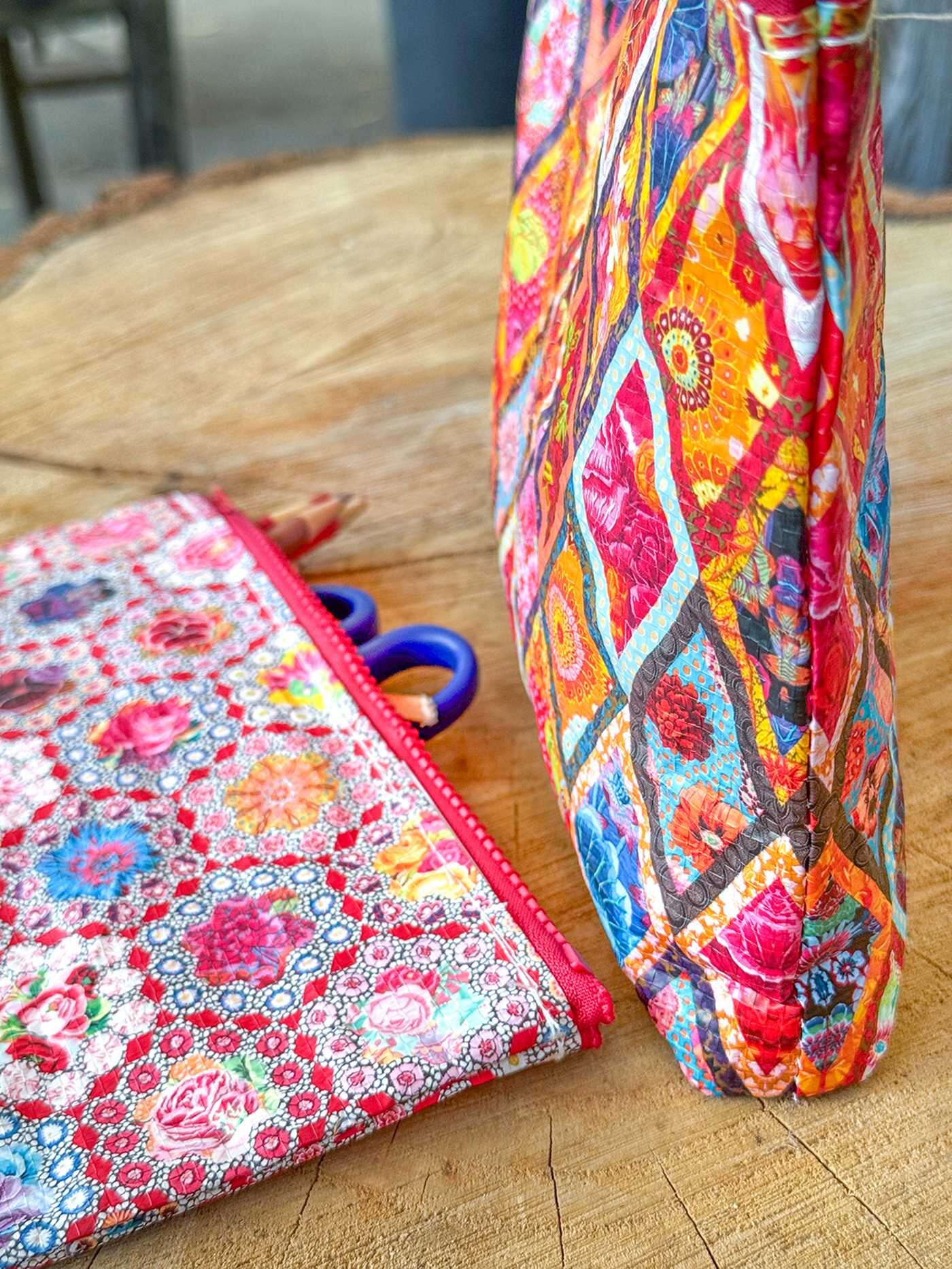 Kaffe Fassett's Fabulous Florals Eco Pouch Set