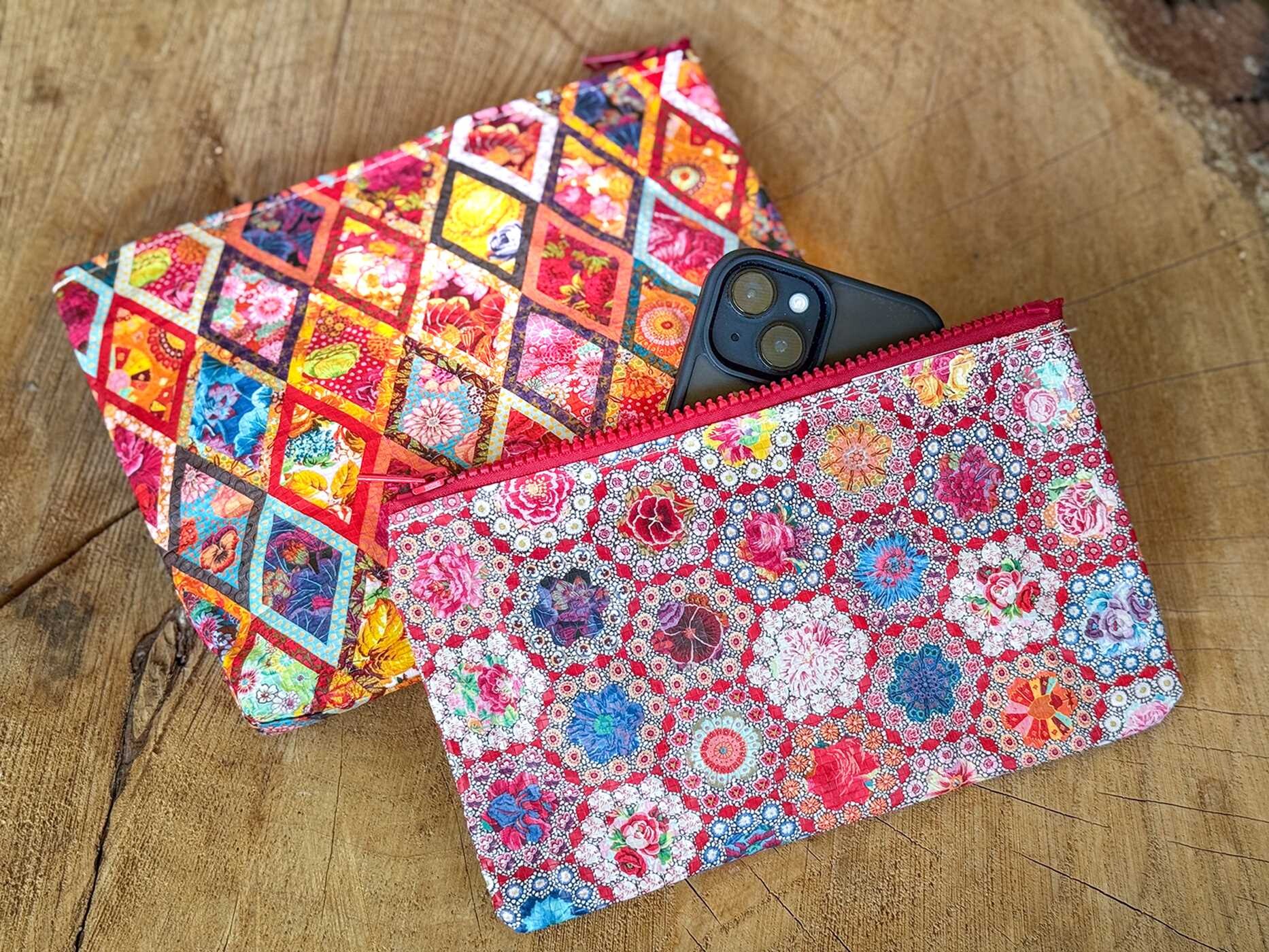 Kaffe Fassett's Fabulous Florals Eco Pouch Set