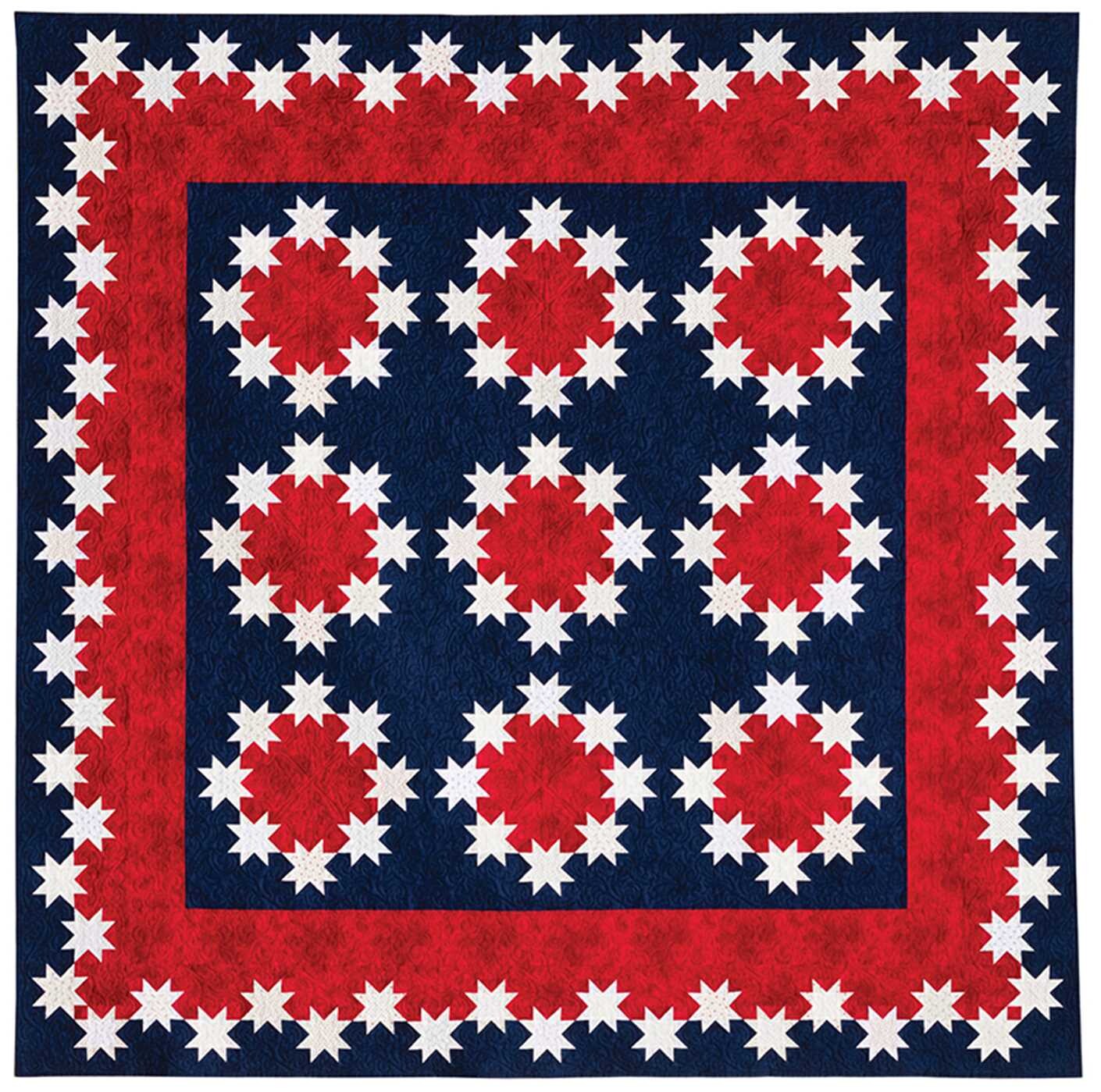 Red, White & Blue Star Quilts