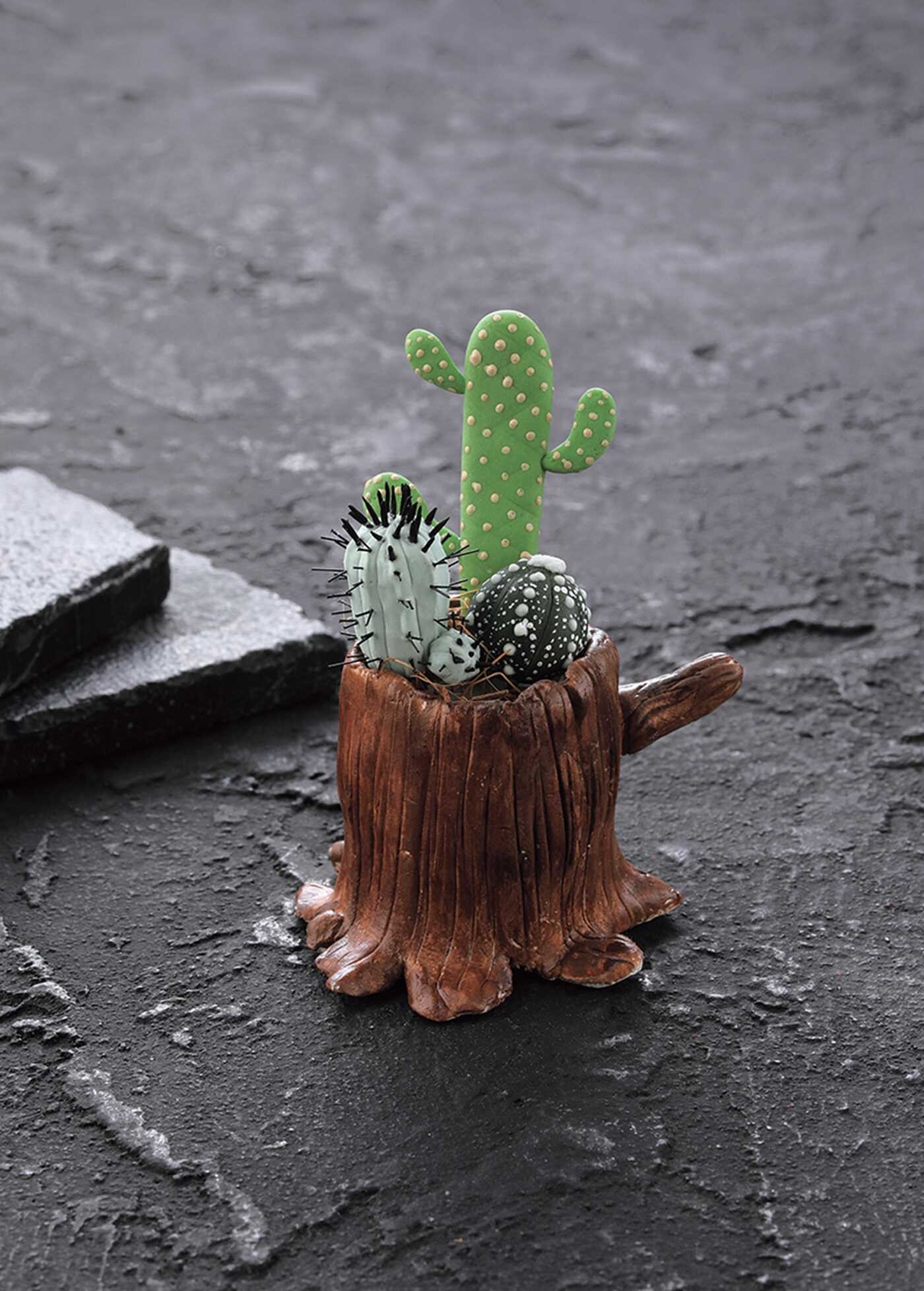 Clay Succulent Garden