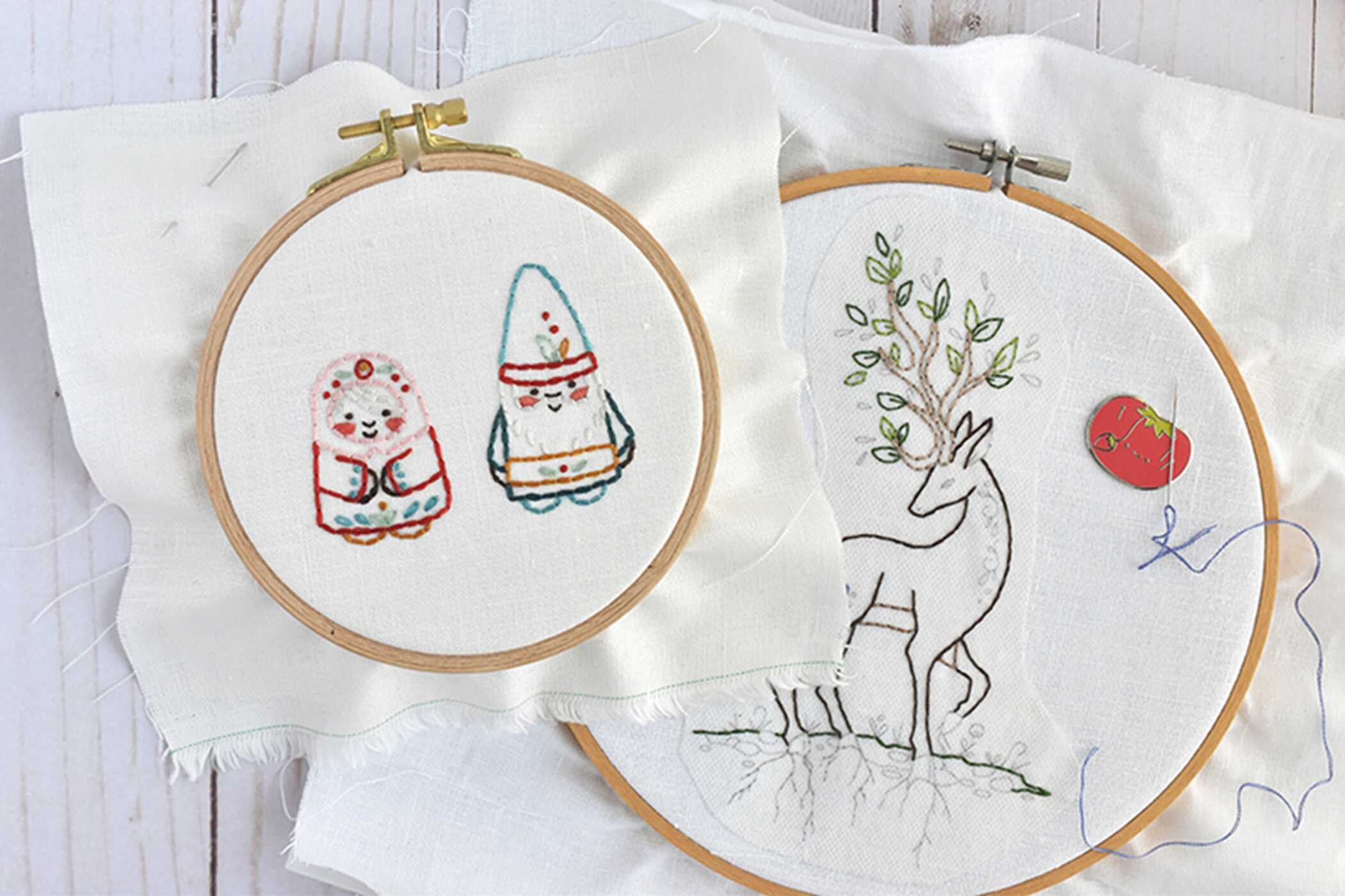 Embroidered Mythical Creatures