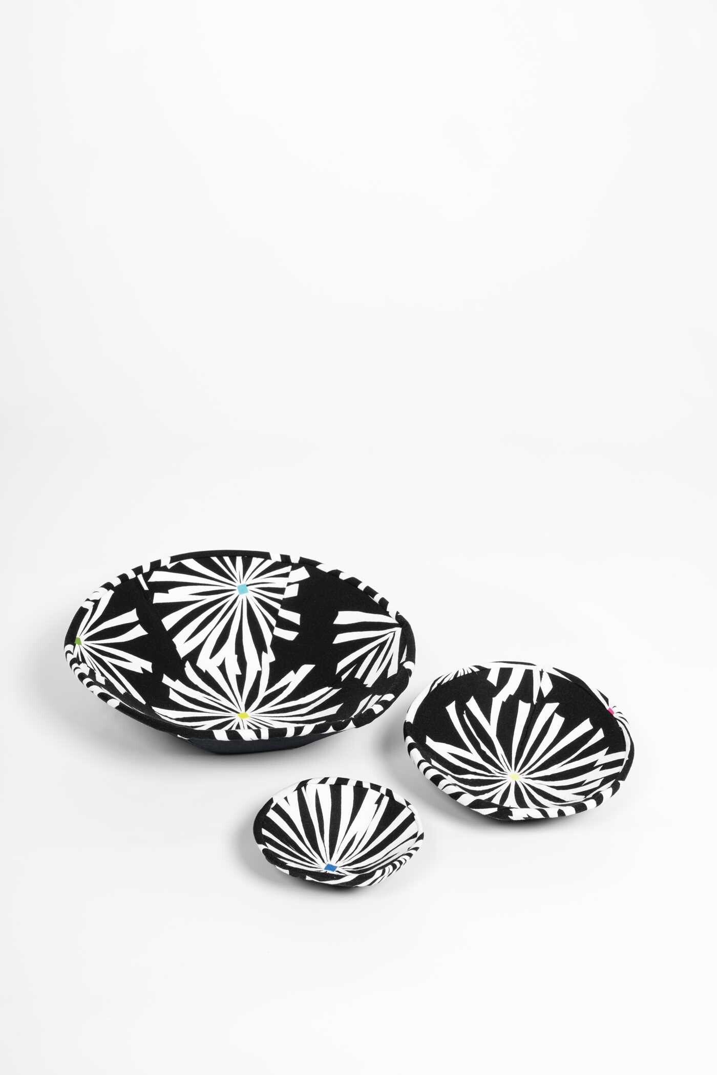 Round Fabric Art Bowls