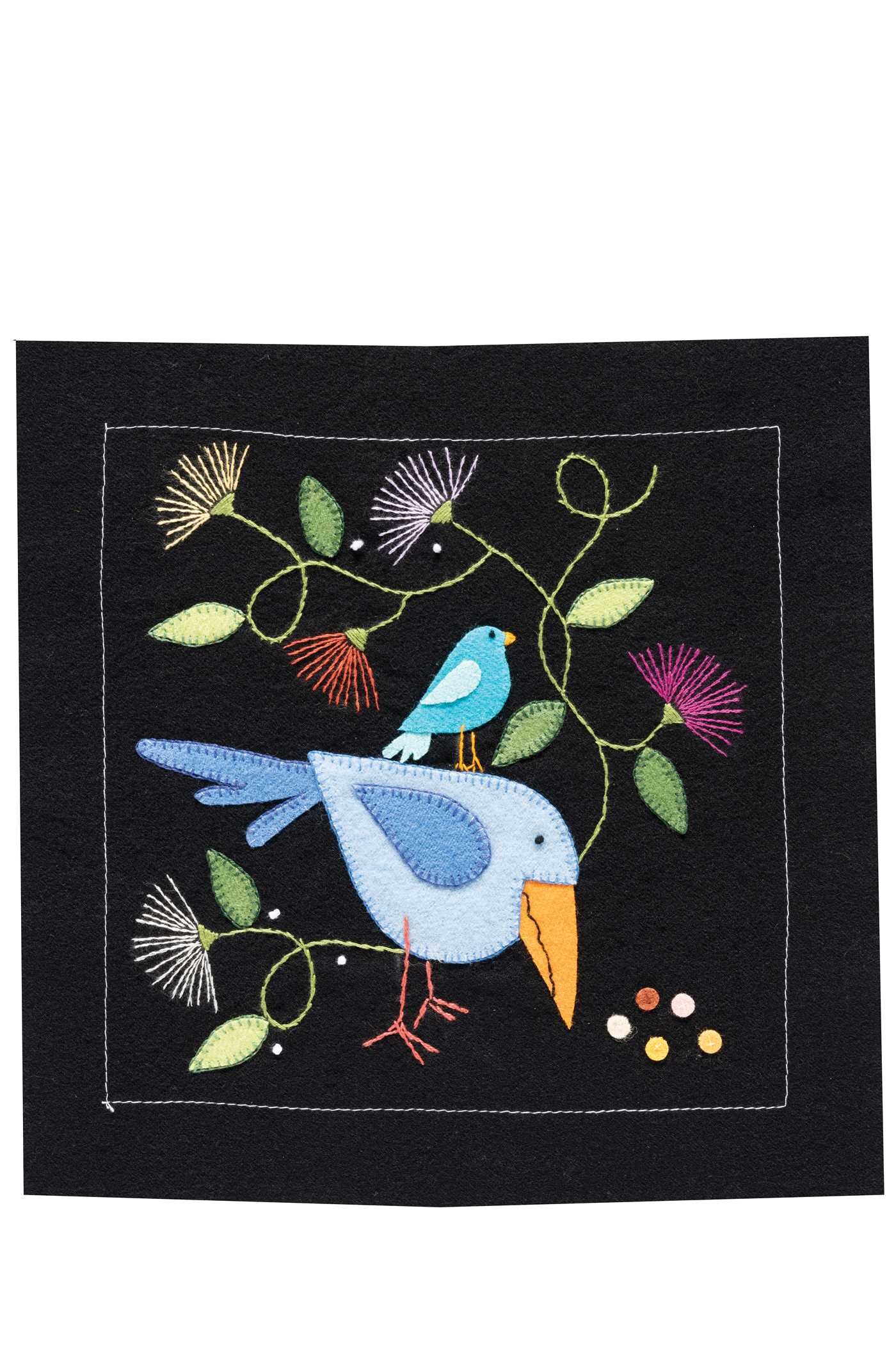 Folk Art Garden Appliqué Sampler
