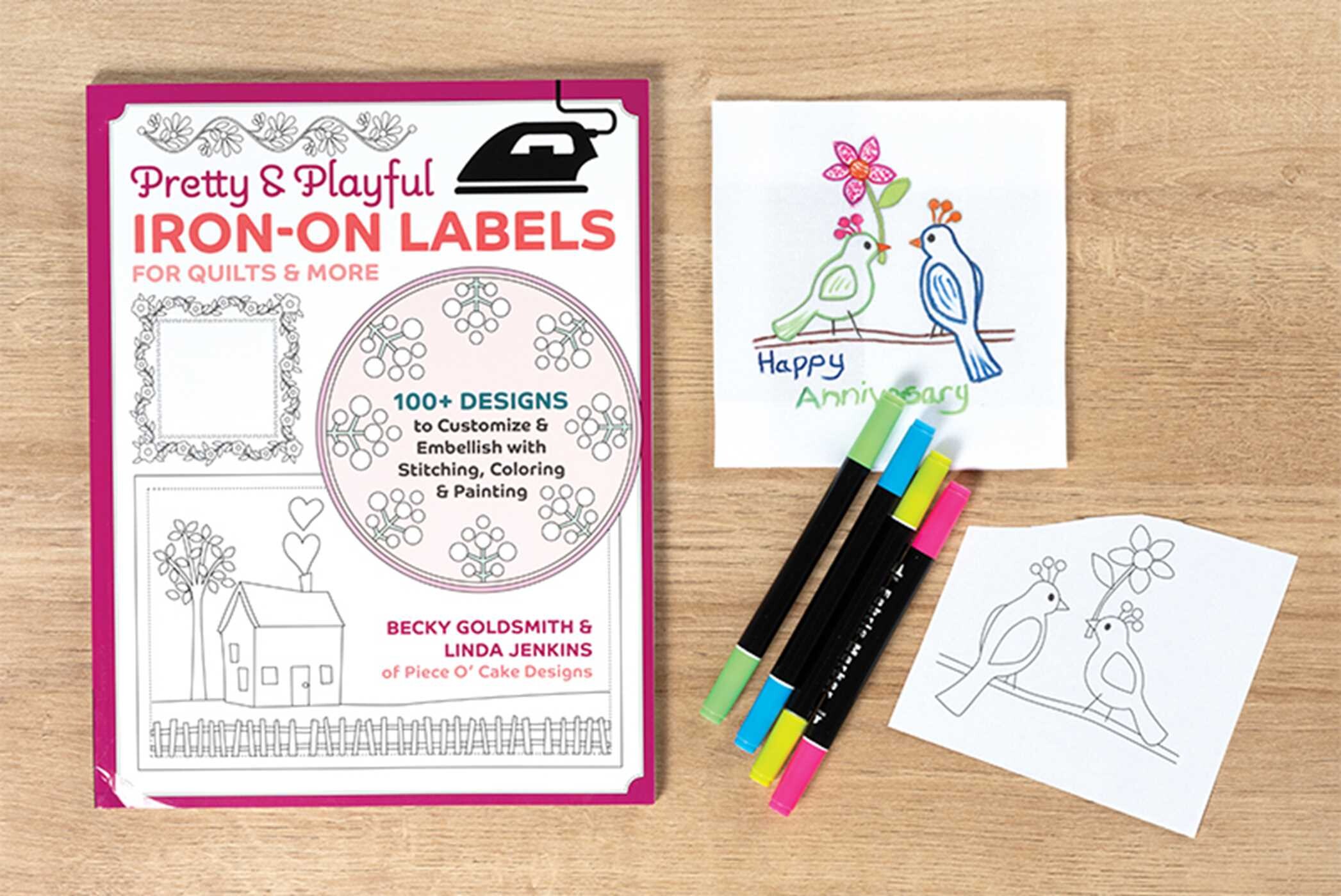 Pretty & Playful Iron-on Labels for Quilts & More