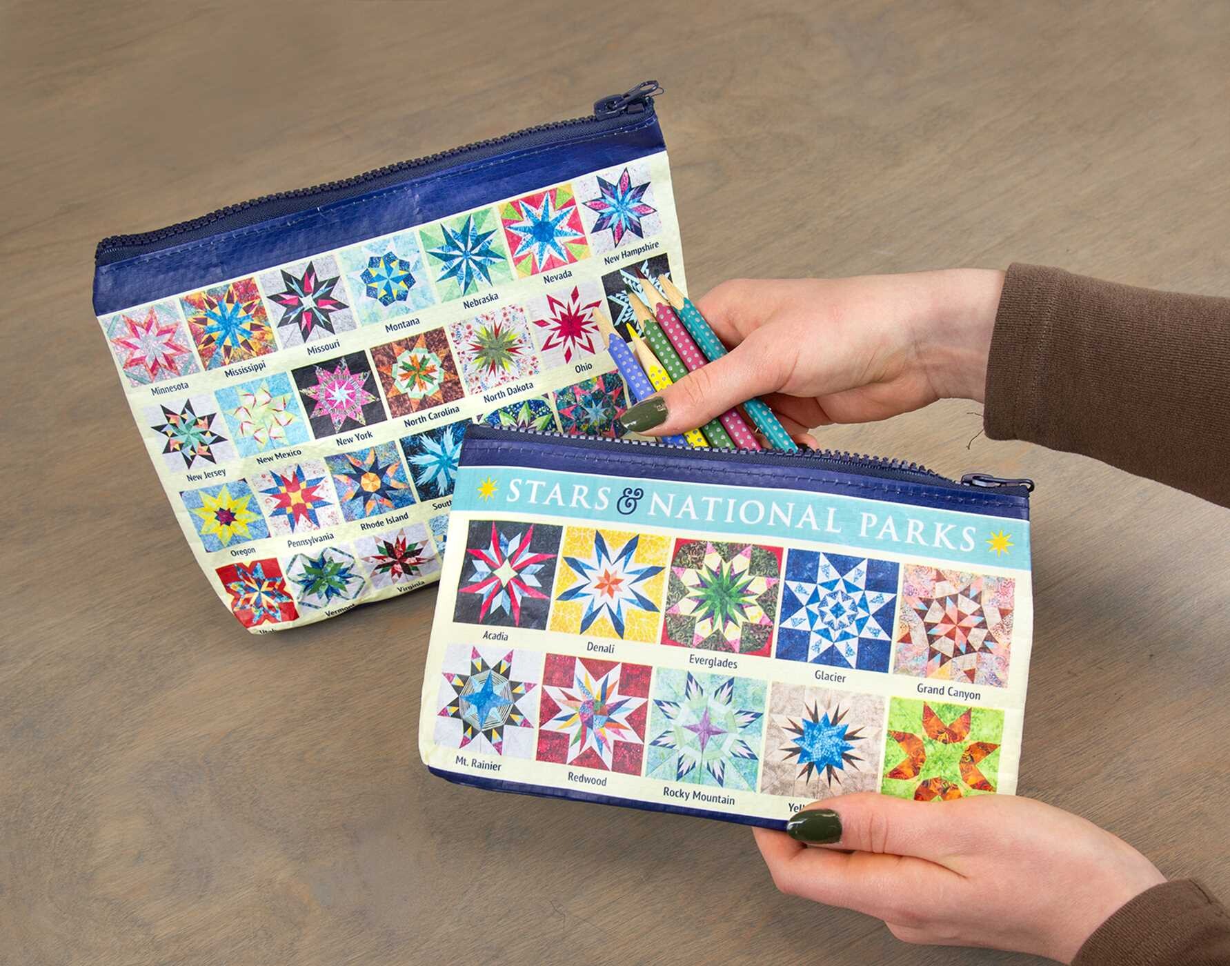 Carol Doak's Fabulous Stars & States Eco Pouch Set