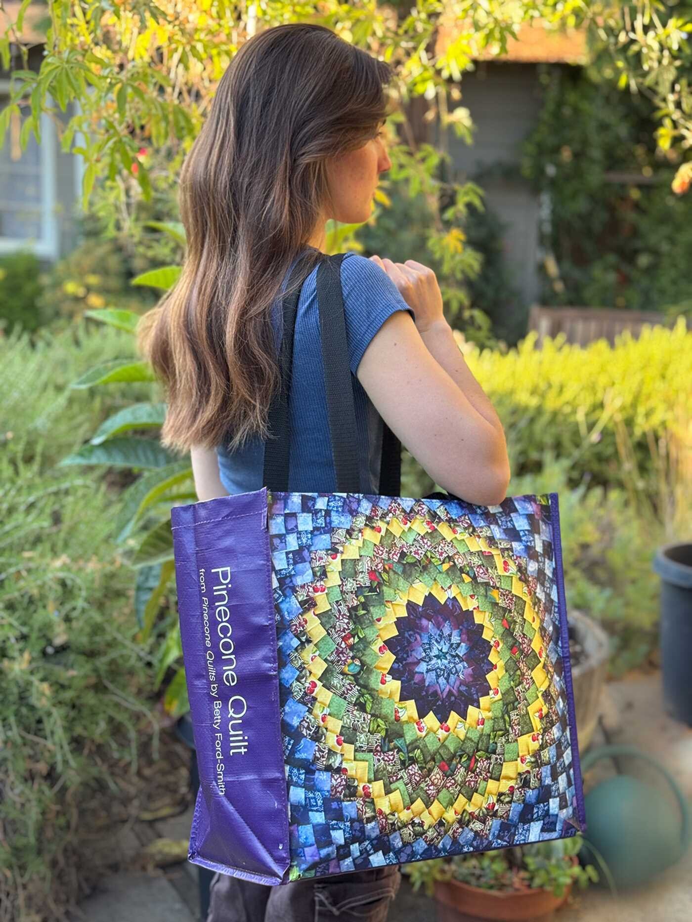Pinecone Quilt Eco Tote