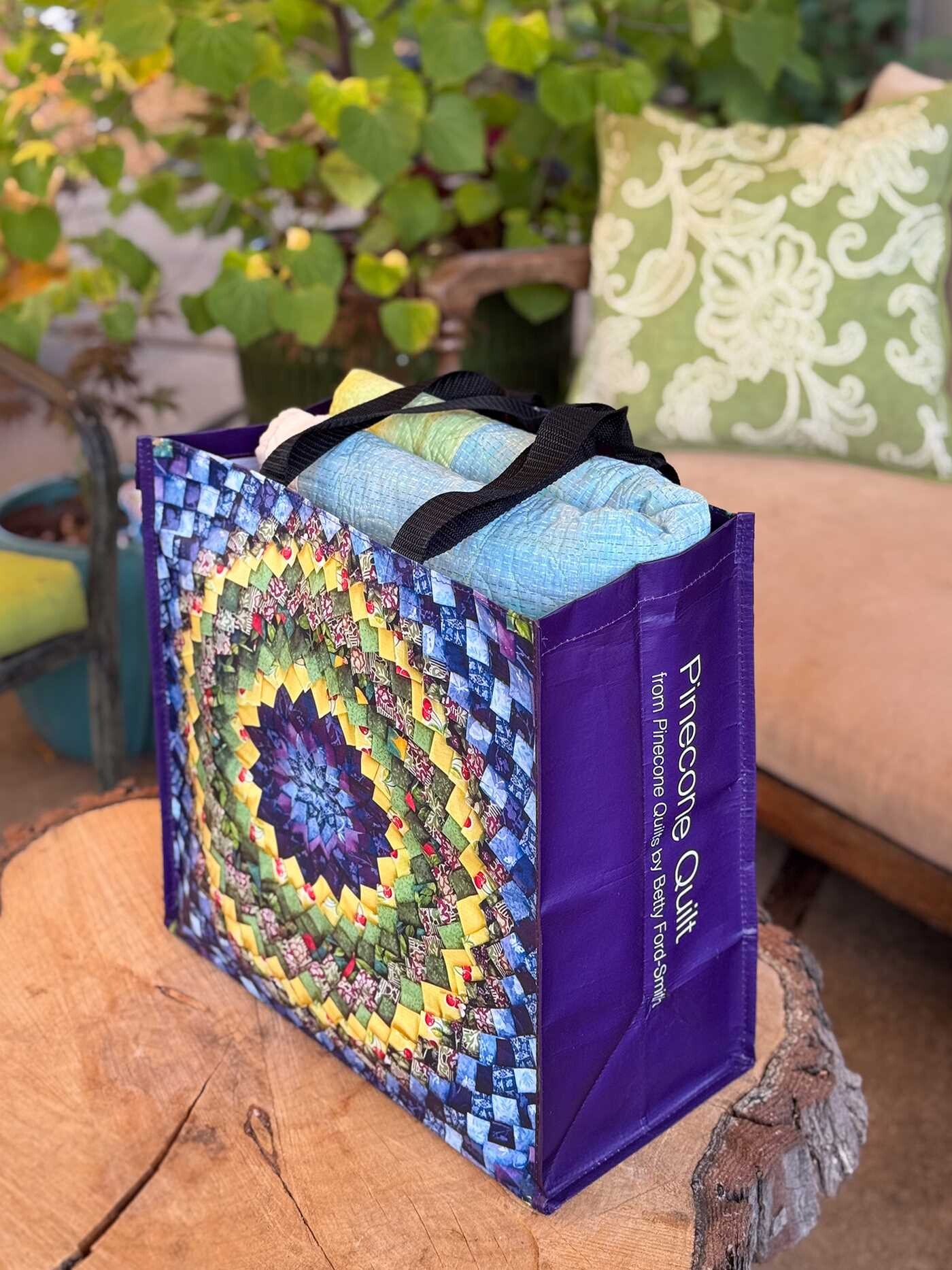 Pinecone Quilt Eco Tote