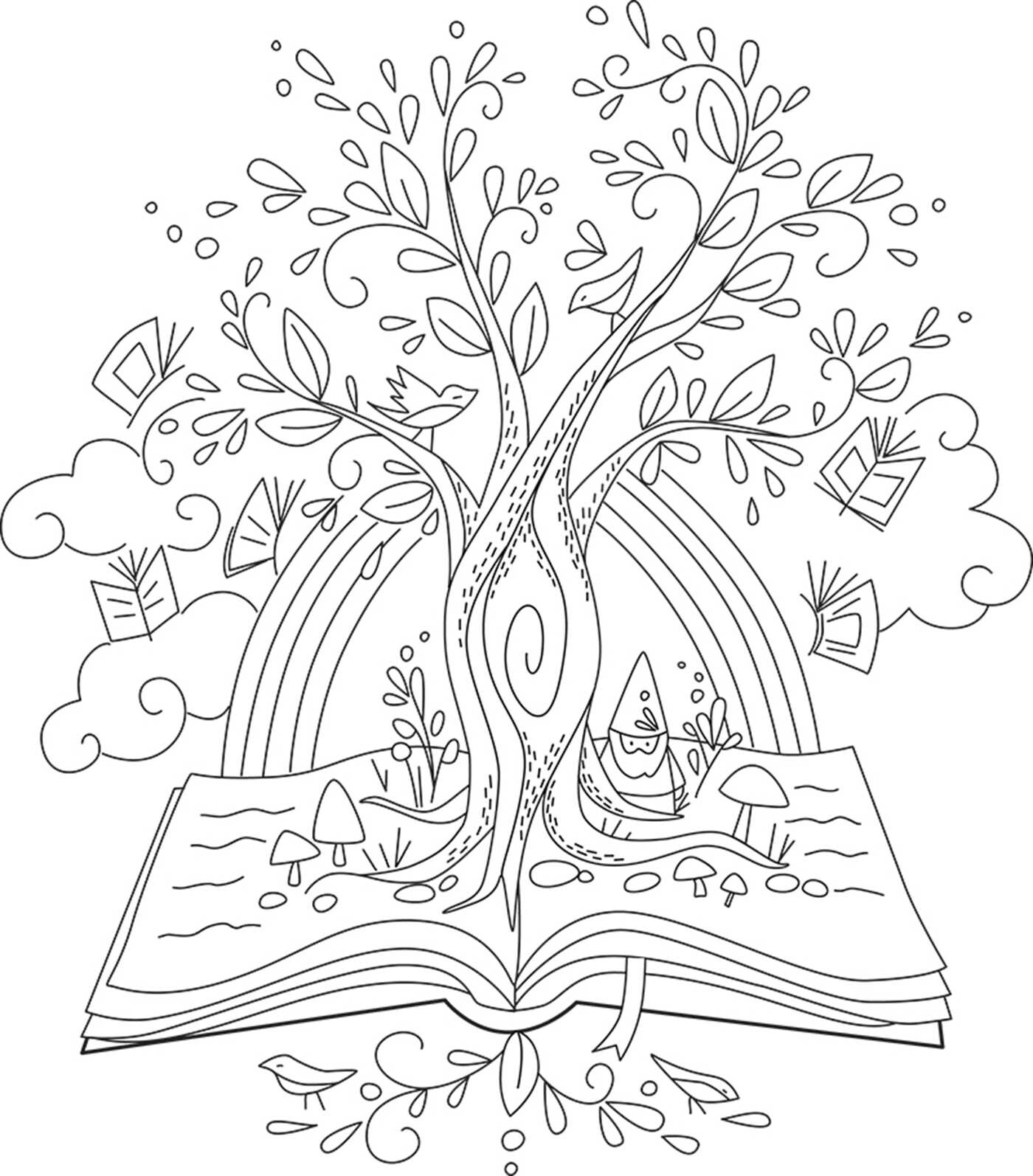 Book Lover's Embroidery