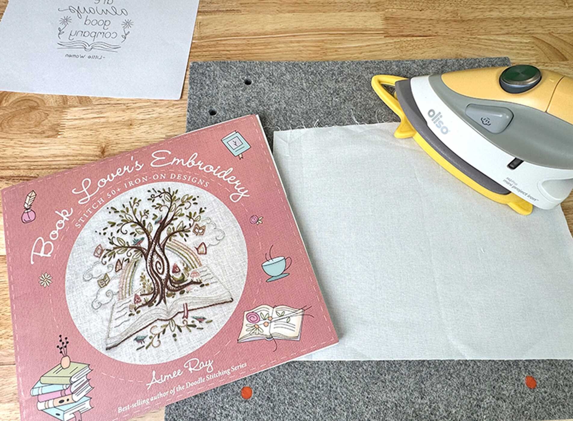 Book Lover's Embroidery