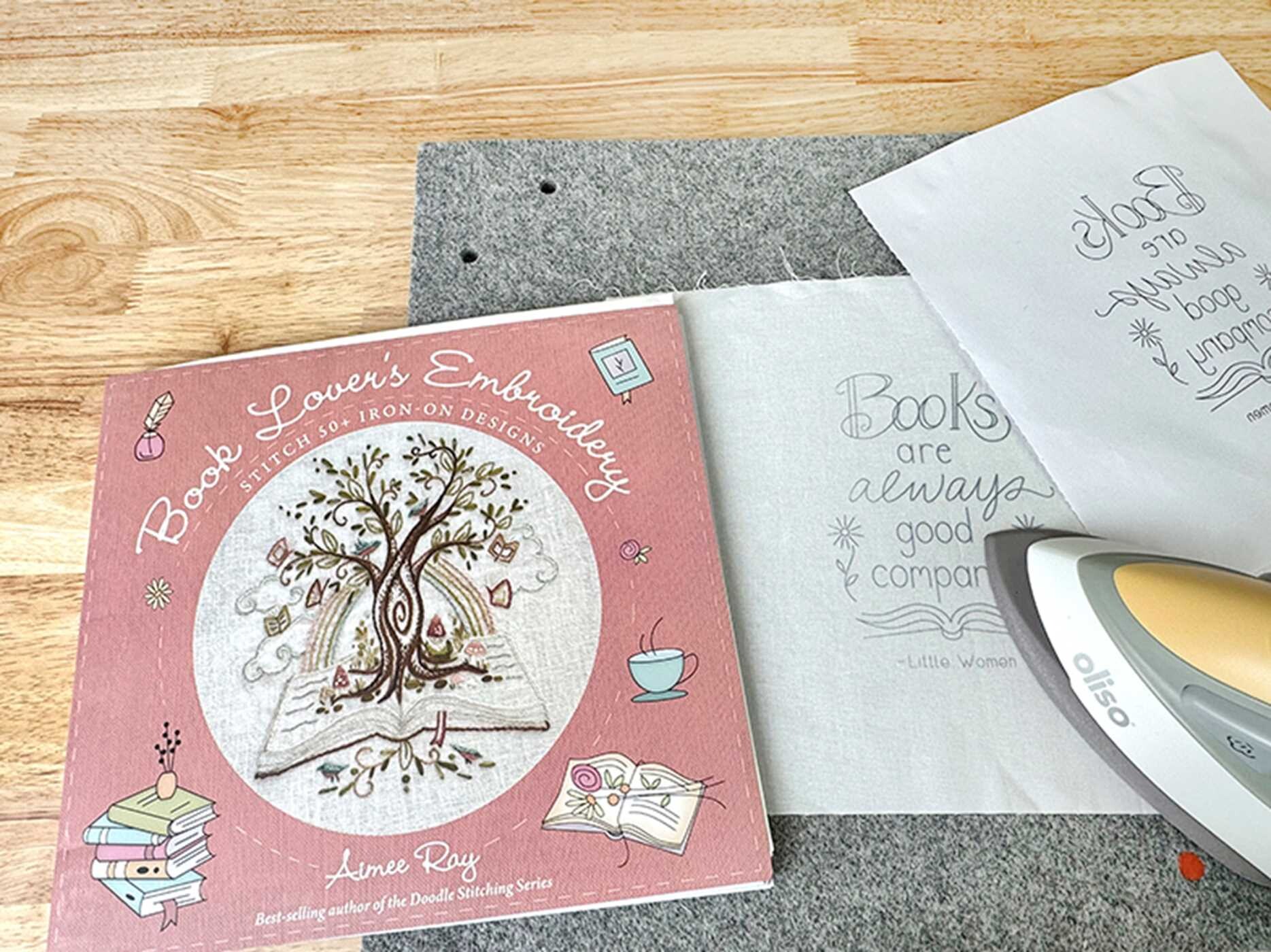 Book Lover's Embroidery