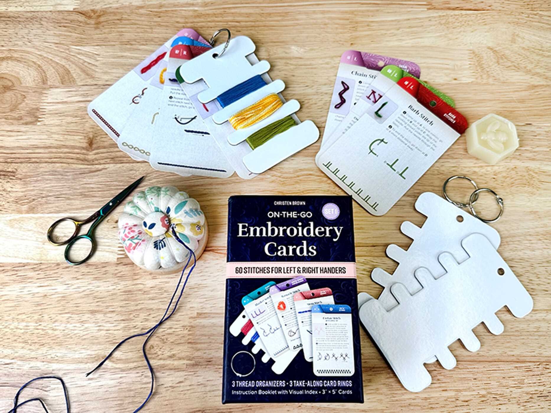 On-the-Go Embroidery Cards Set 1