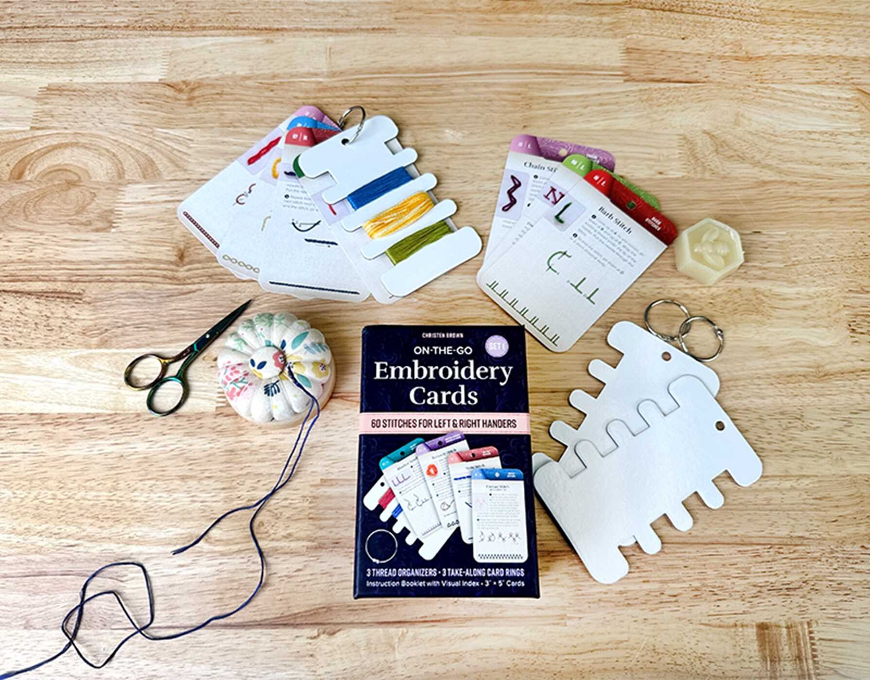 On-the-Go Embroidery Cards Set 1