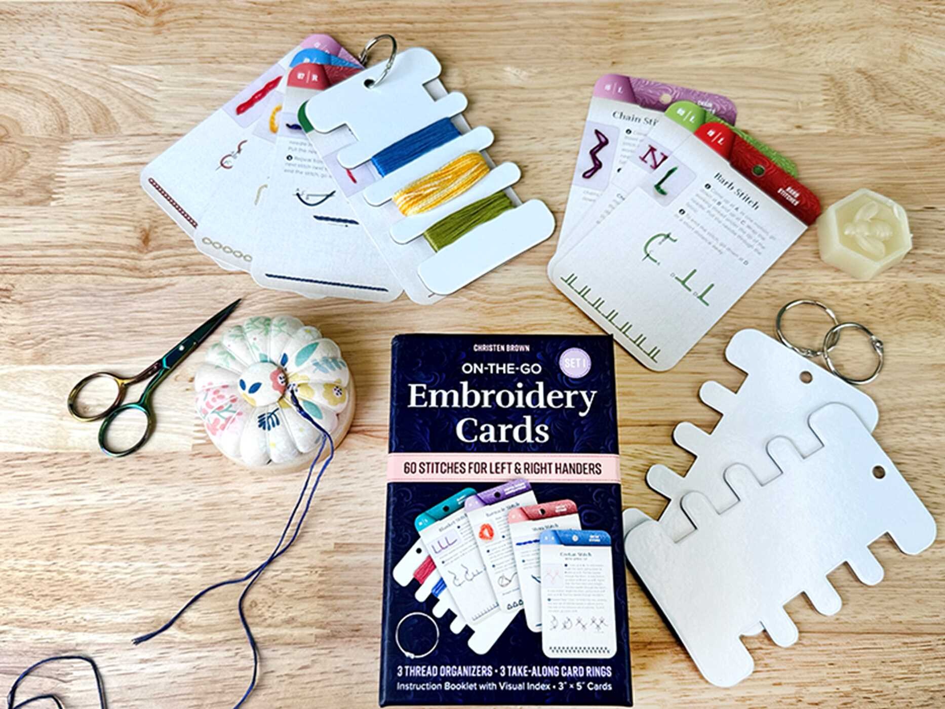 On-the-Go Embroidery Cards Set 1