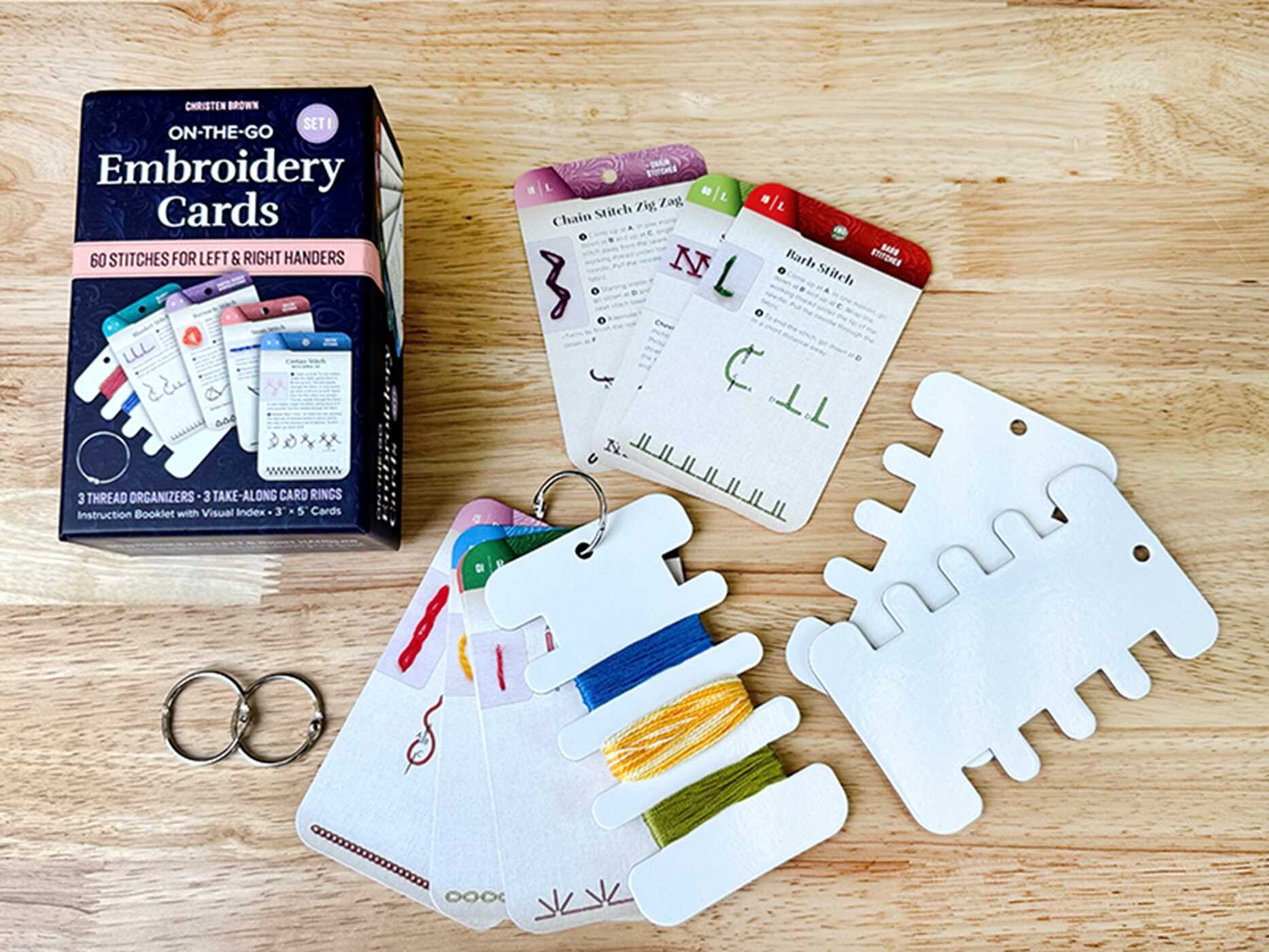 On-the-Go Embroidery Cards Set 1
