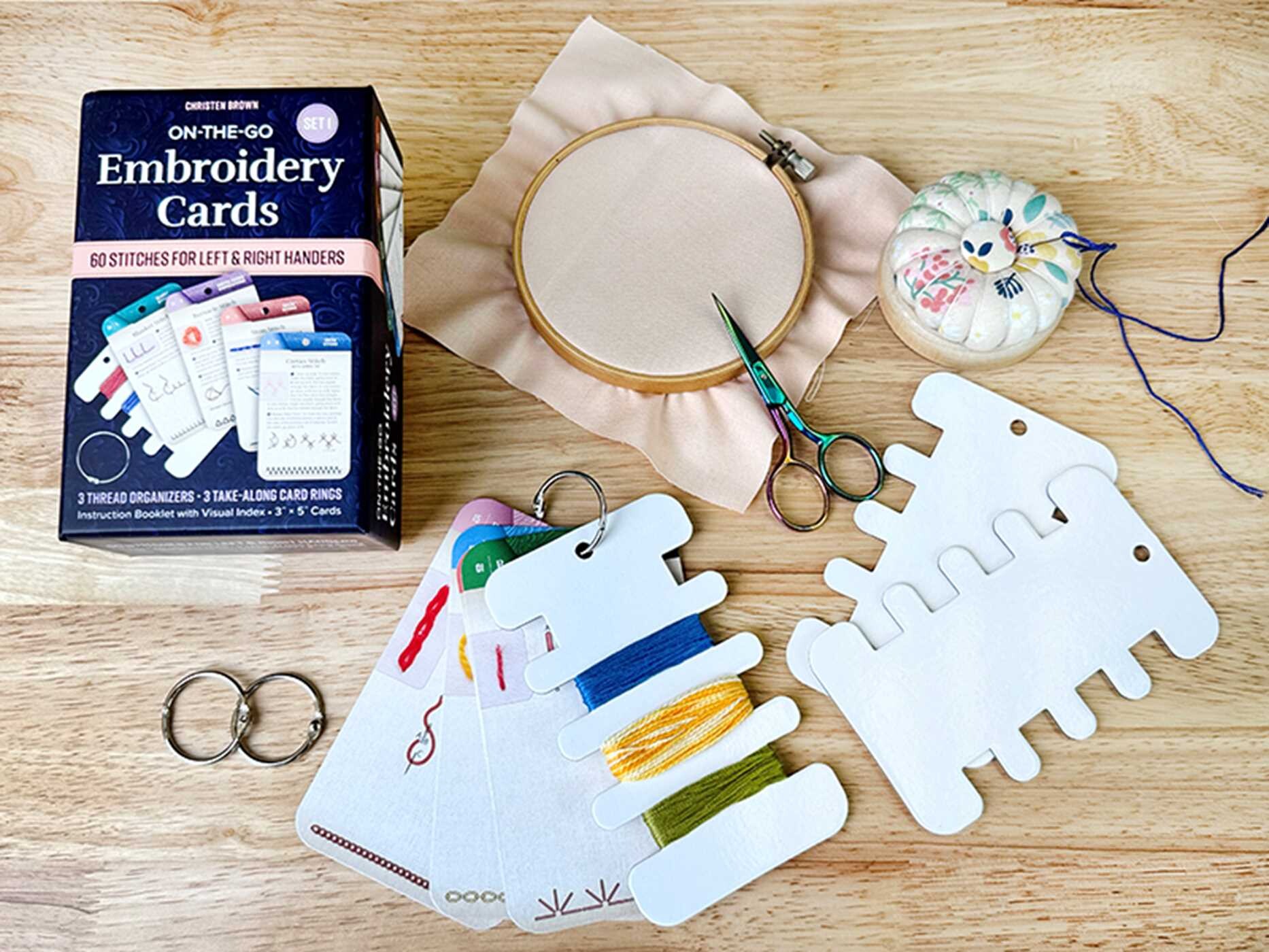 On-the-Go Embroidery Cards Set 1