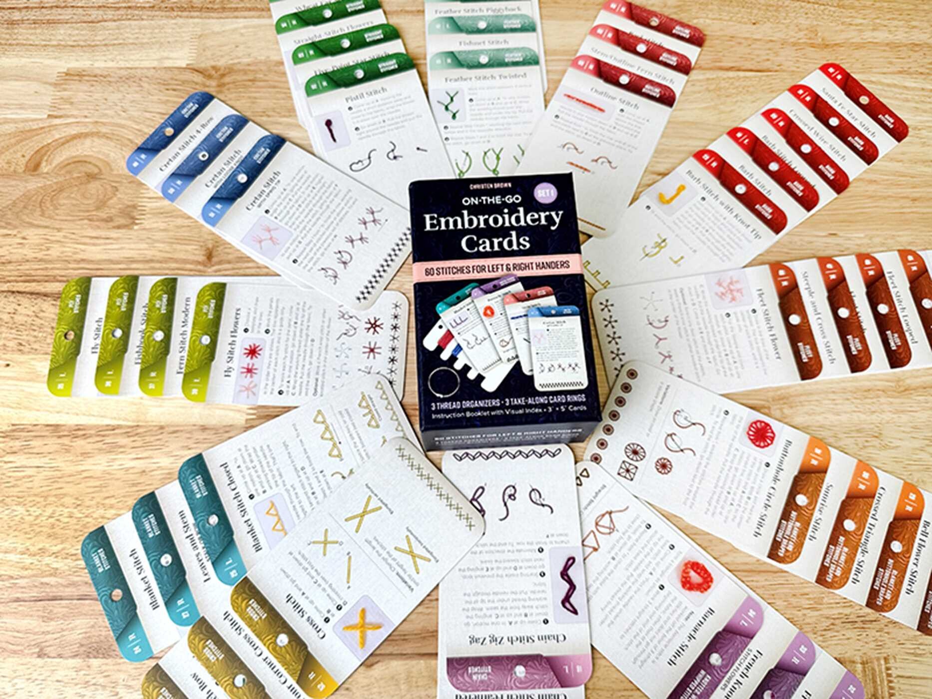 On-the-Go Embroidery Cards Set 1