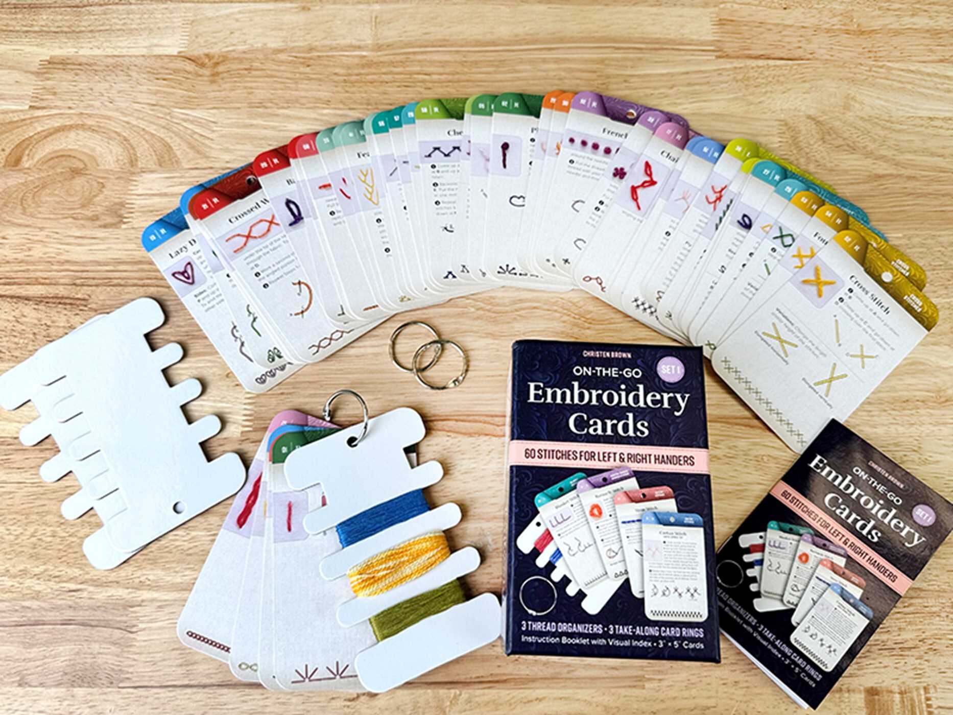 On-the-Go Embroidery Cards Set 1