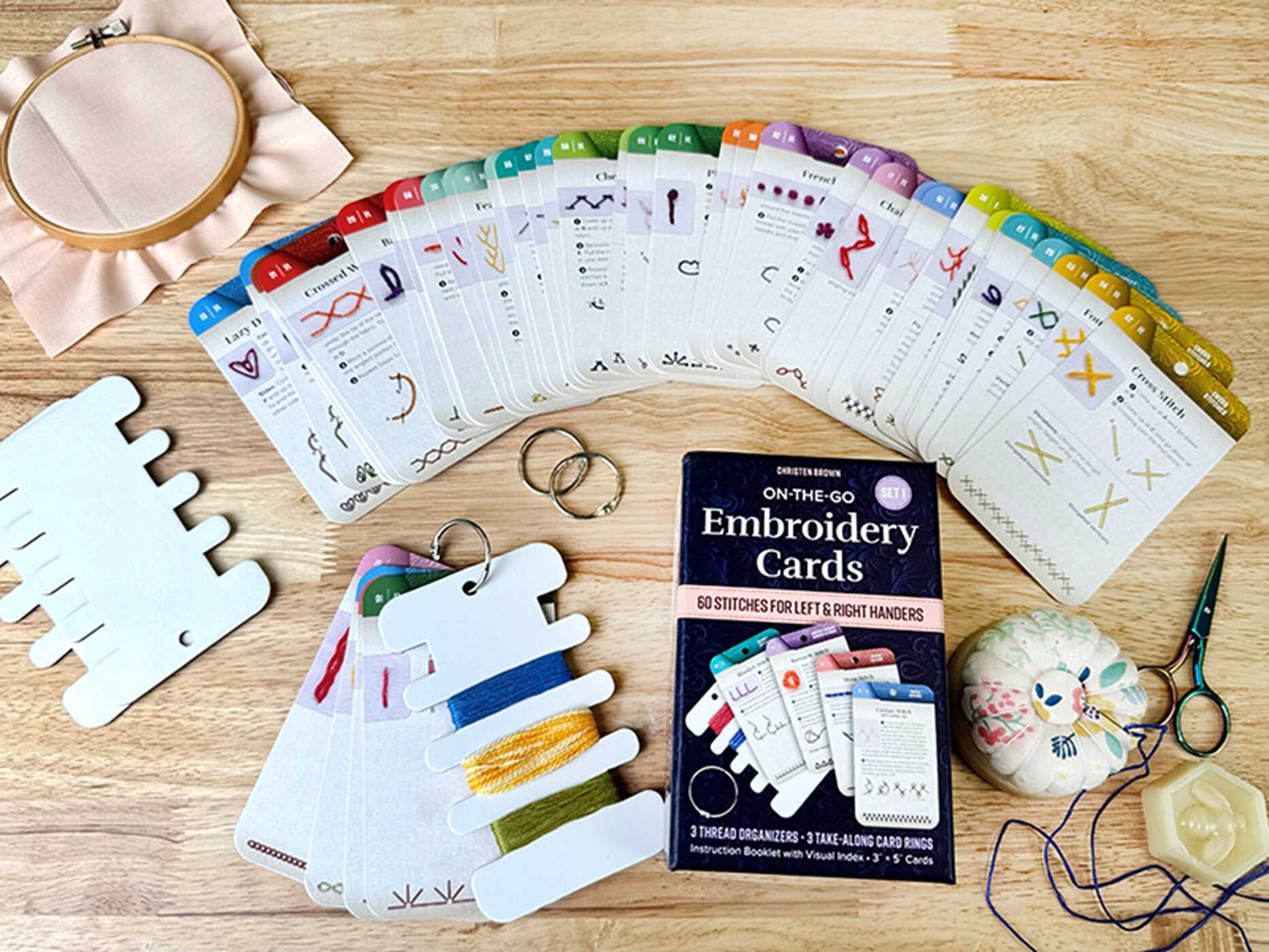 On-the-Go Embroidery Cards Set 1