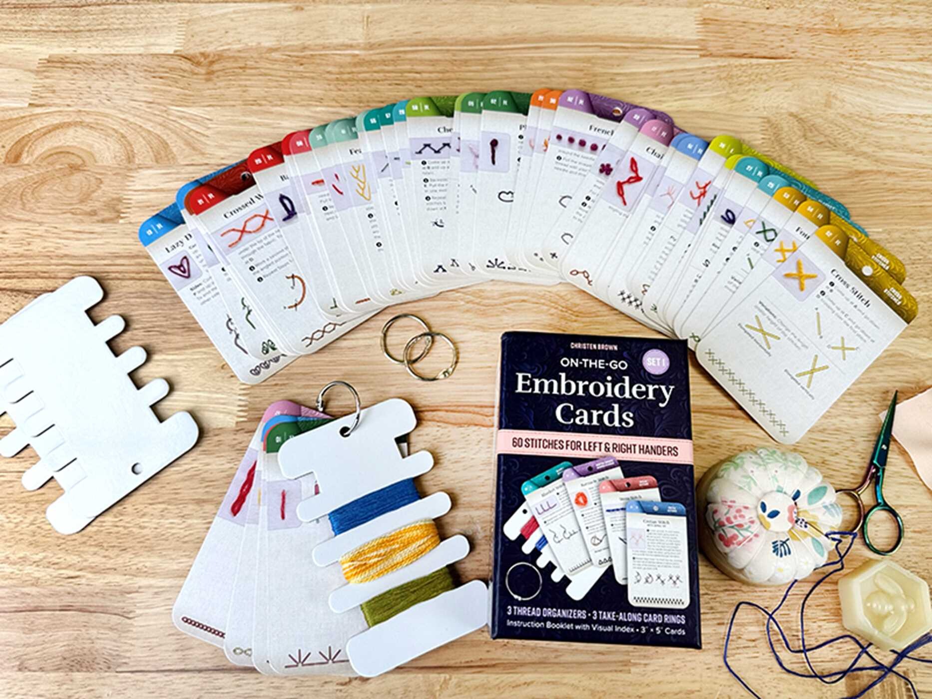 On-the-Go Embroidery Cards Set 1