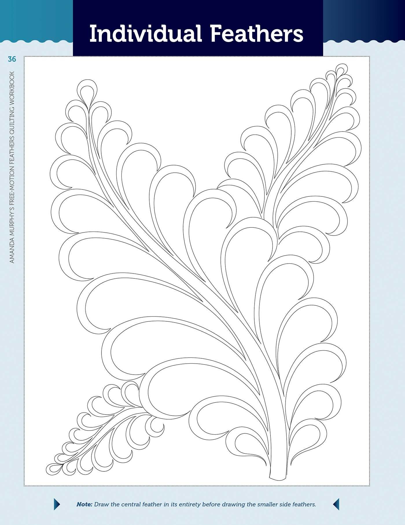 Amanda Murphy's Free-Motion Feathers Quilting Workbook