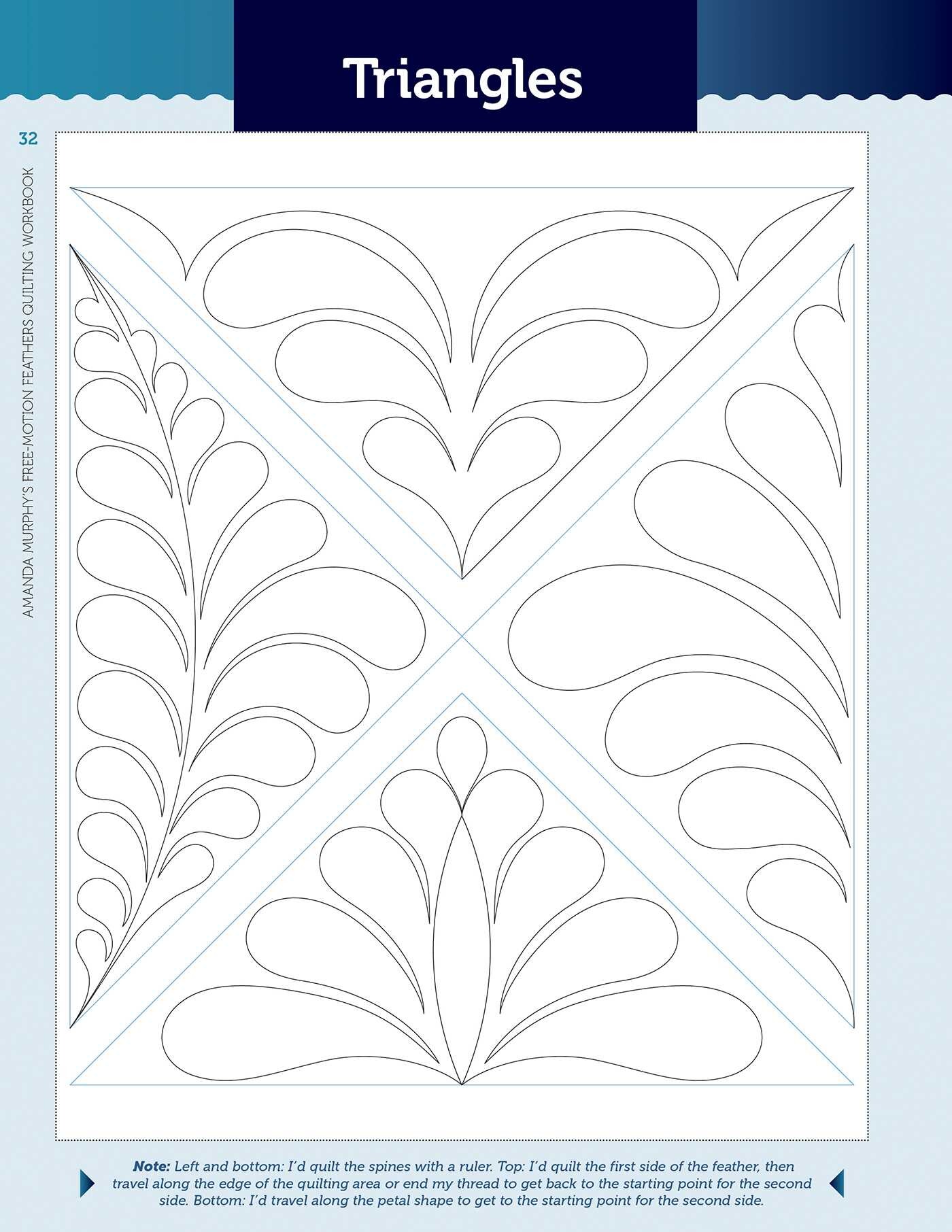 Amanda Murphy's Free-Motion Feathers Quilting Workbook