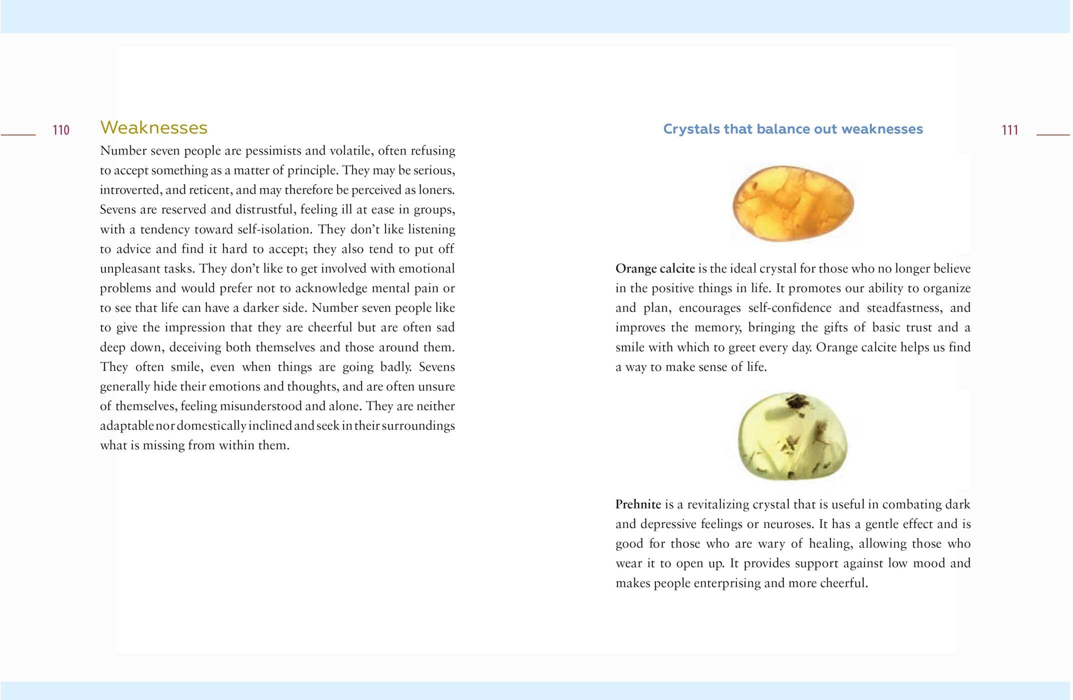 Crystals and Numerology