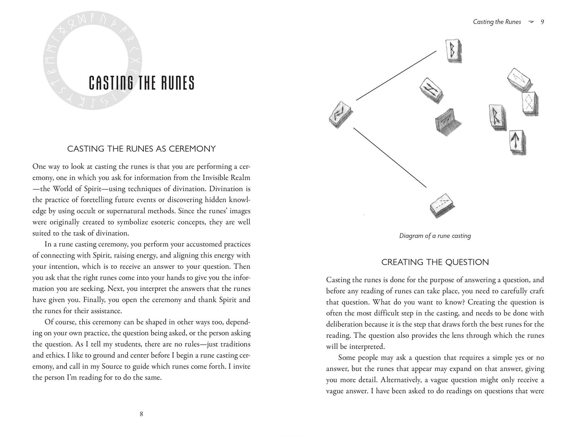 Goddess Casts the Runes
