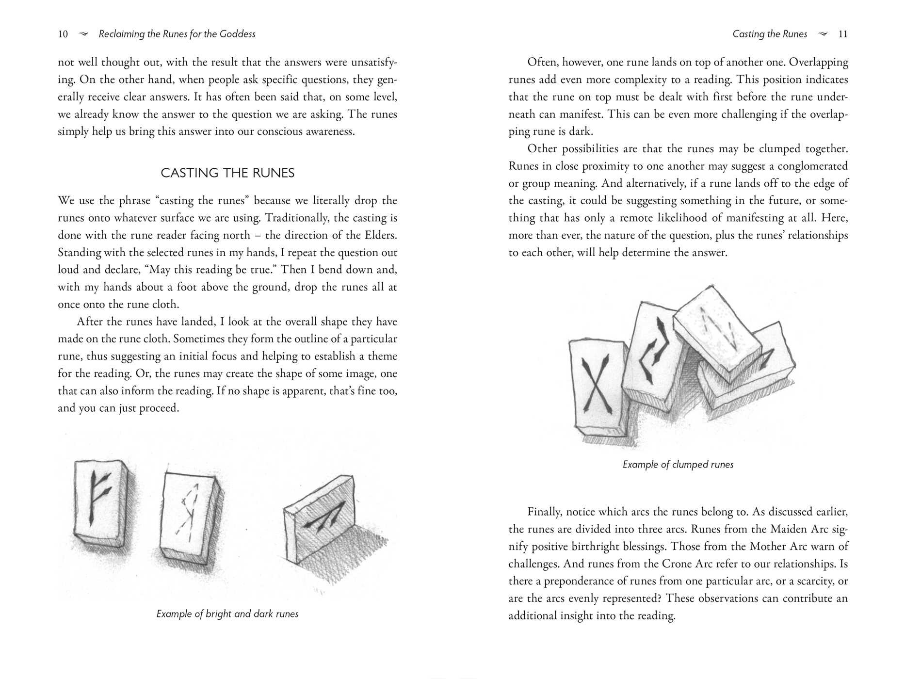 Goddess Casts the Runes