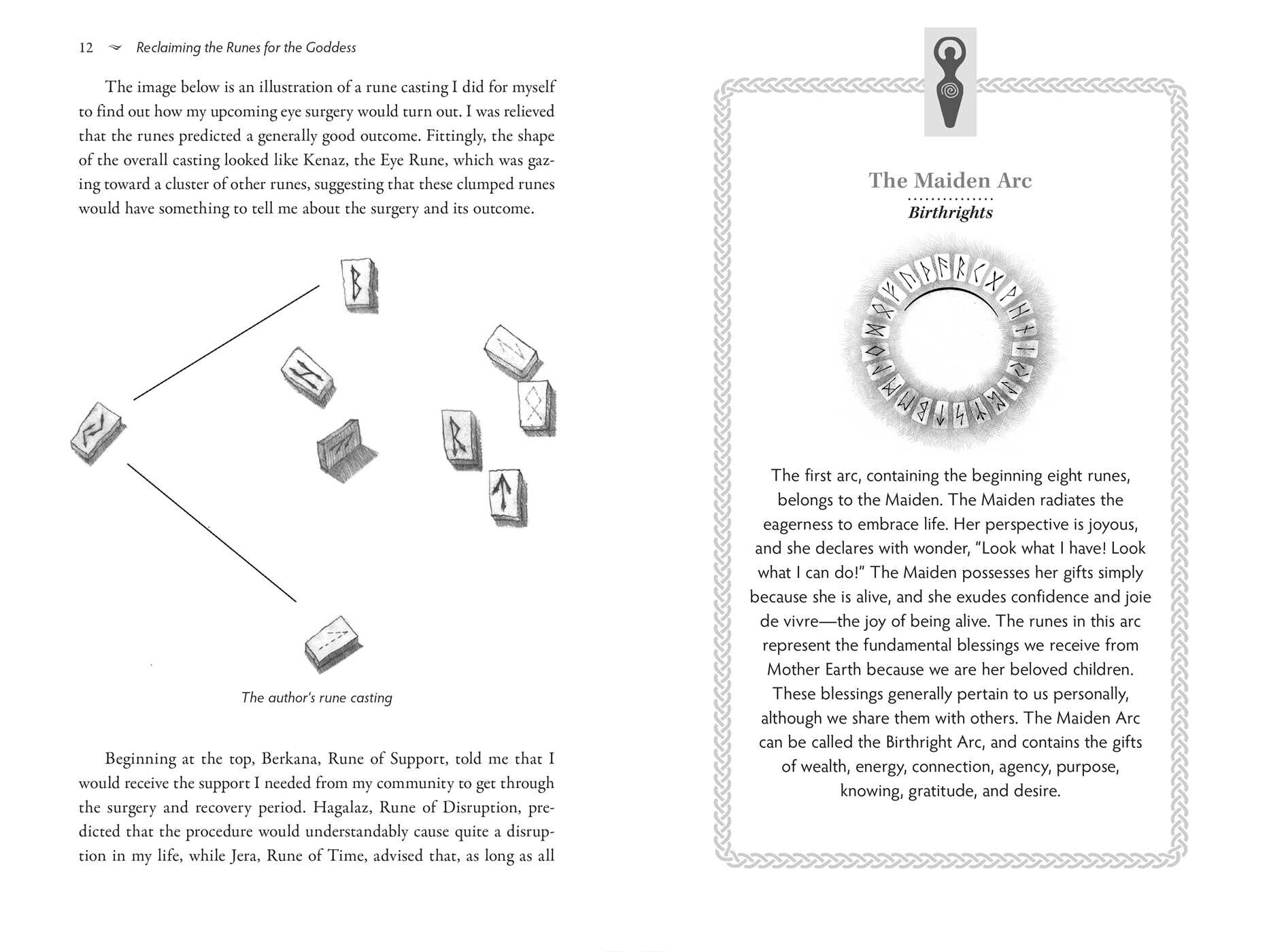 Goddess Casts the Runes