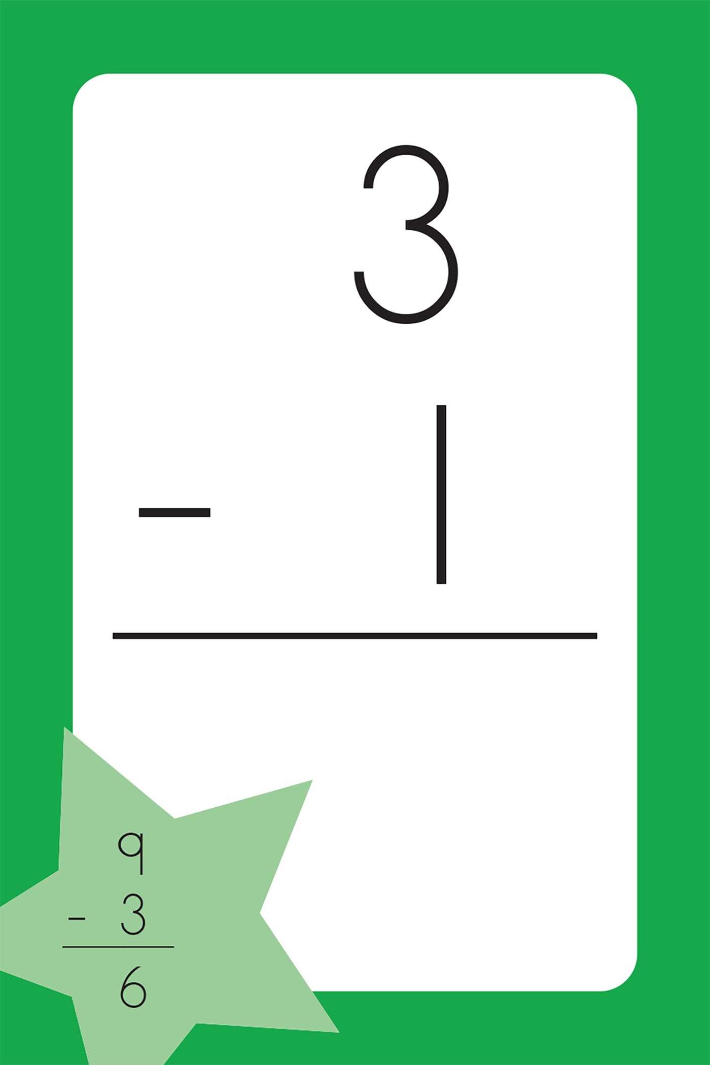 Ready to Learn: K-2 Subtraction Flash Cards