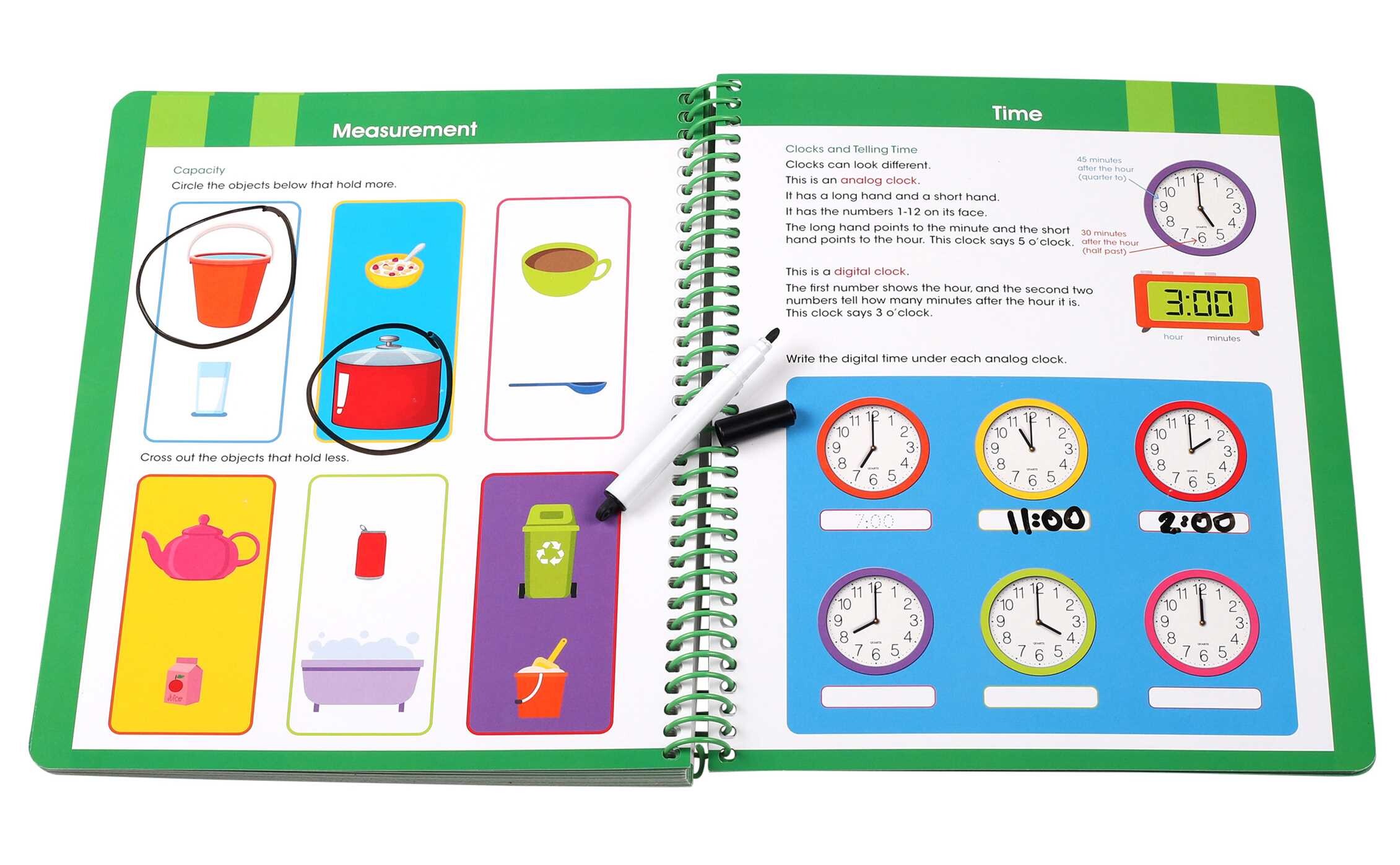 Ready to Learn: First Grade Write and Wipe Workbook