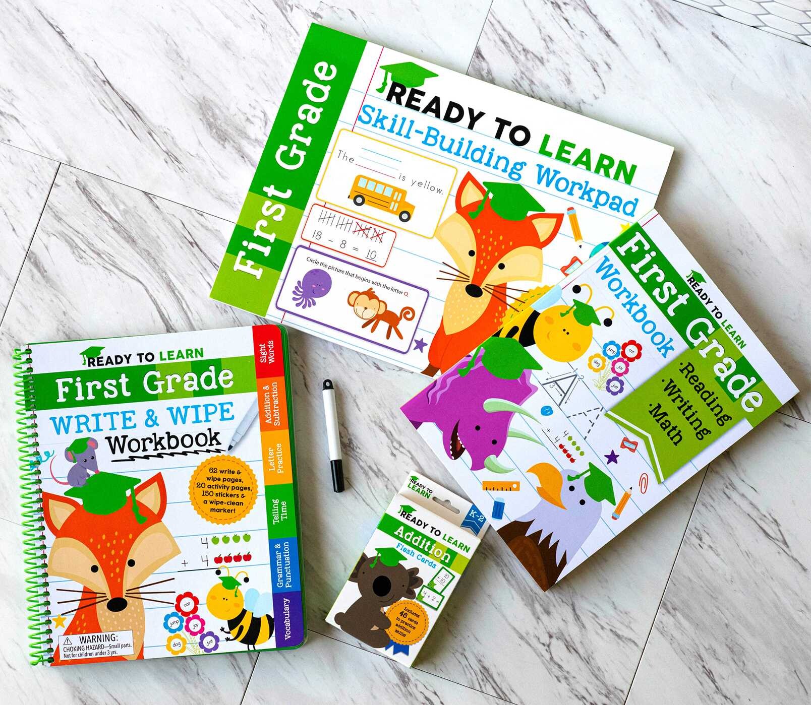 Ready to Learn: First Grade Write and Wipe Workbook