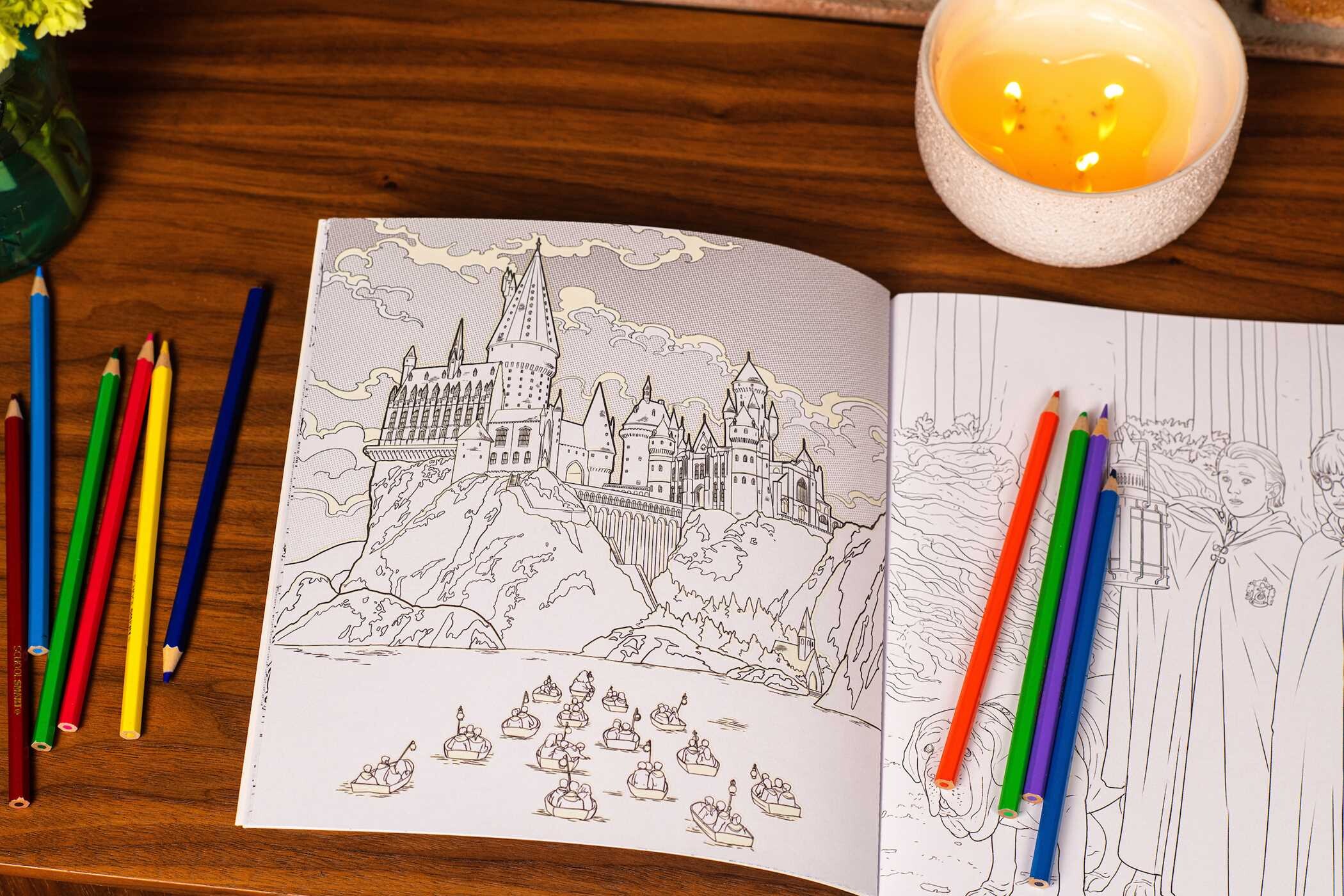 Harry Potter Glow-in-the-Dark Coloring Book