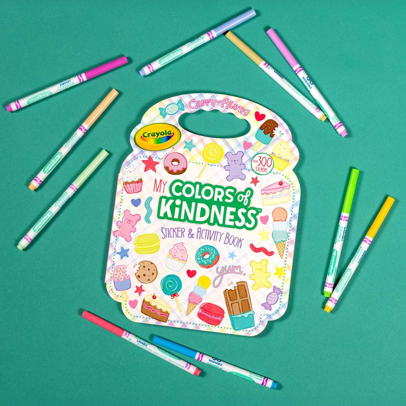 Crayola My Colors of Kindness Sticker and Activity Purse Book by